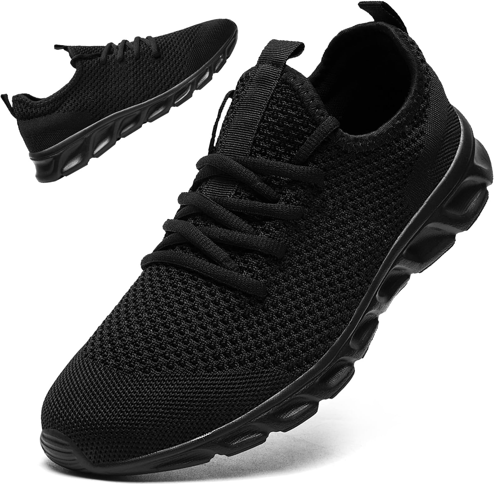 men's fashion running breathable shoes sports casual walking athletic sneakers