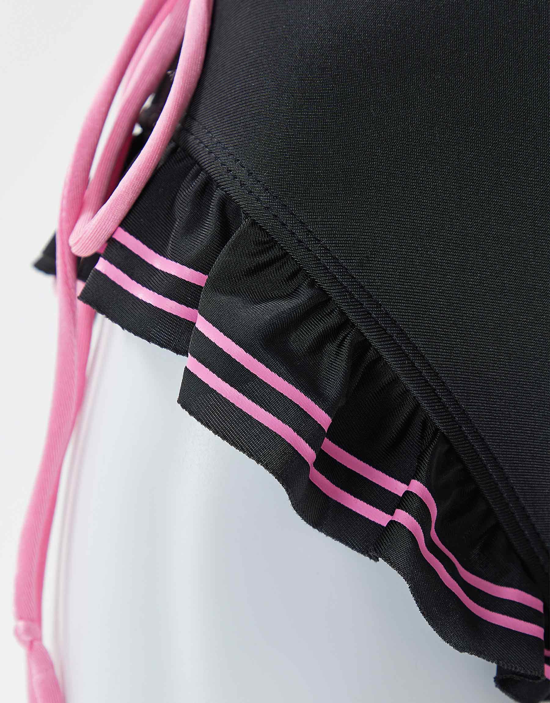 haikyuu Women Sailor Bunny Swimsuit Kawaii One Piece Swimsuit Cute Goth Bathing Suit Ruffle Tie Side