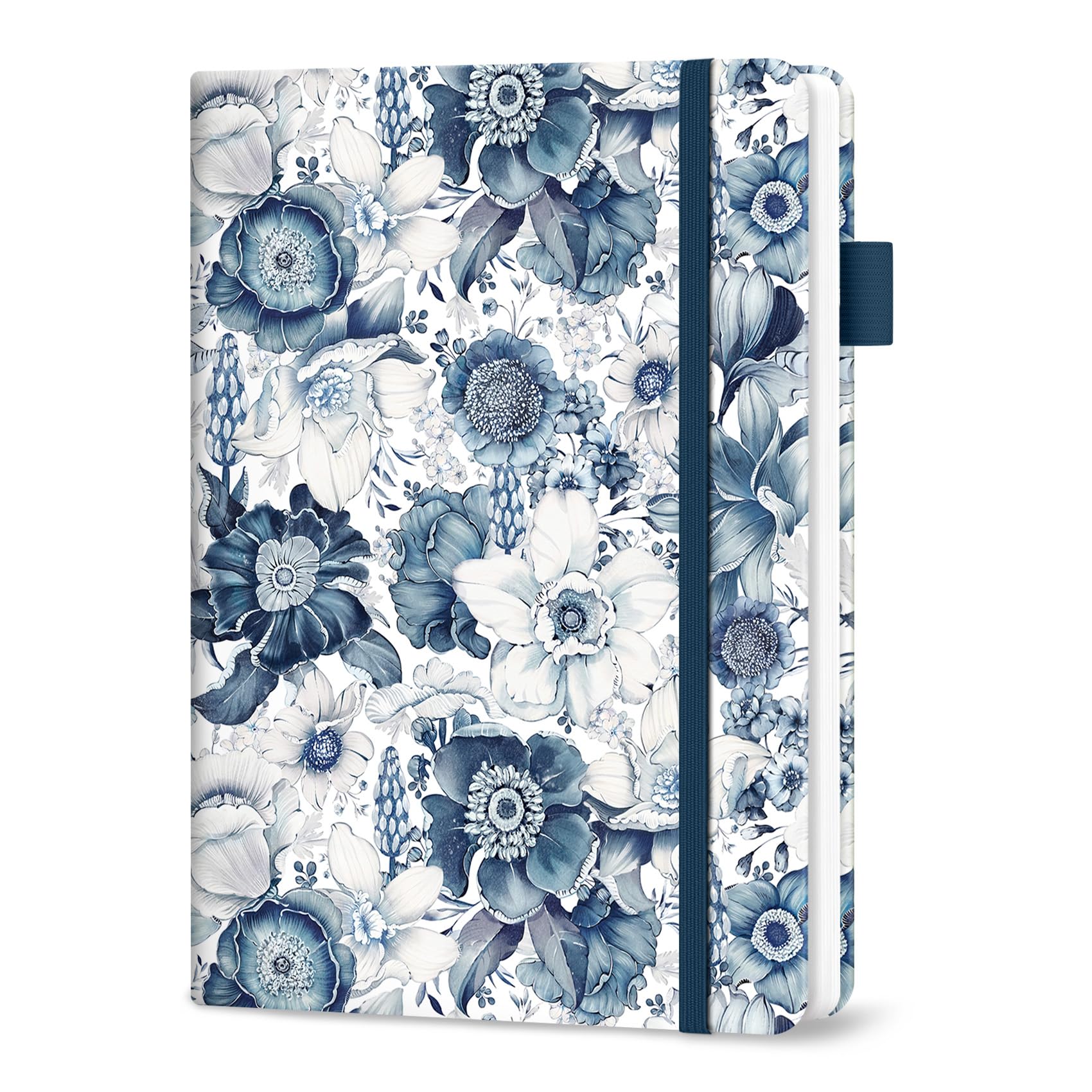 Taja Password Keeper Book with Alphabetical Tabs, Small Password Books for Seniors, Password Notebook for Internet Website Address Log in Detail, Password Logbook with Colorful Designs - Blue Floral