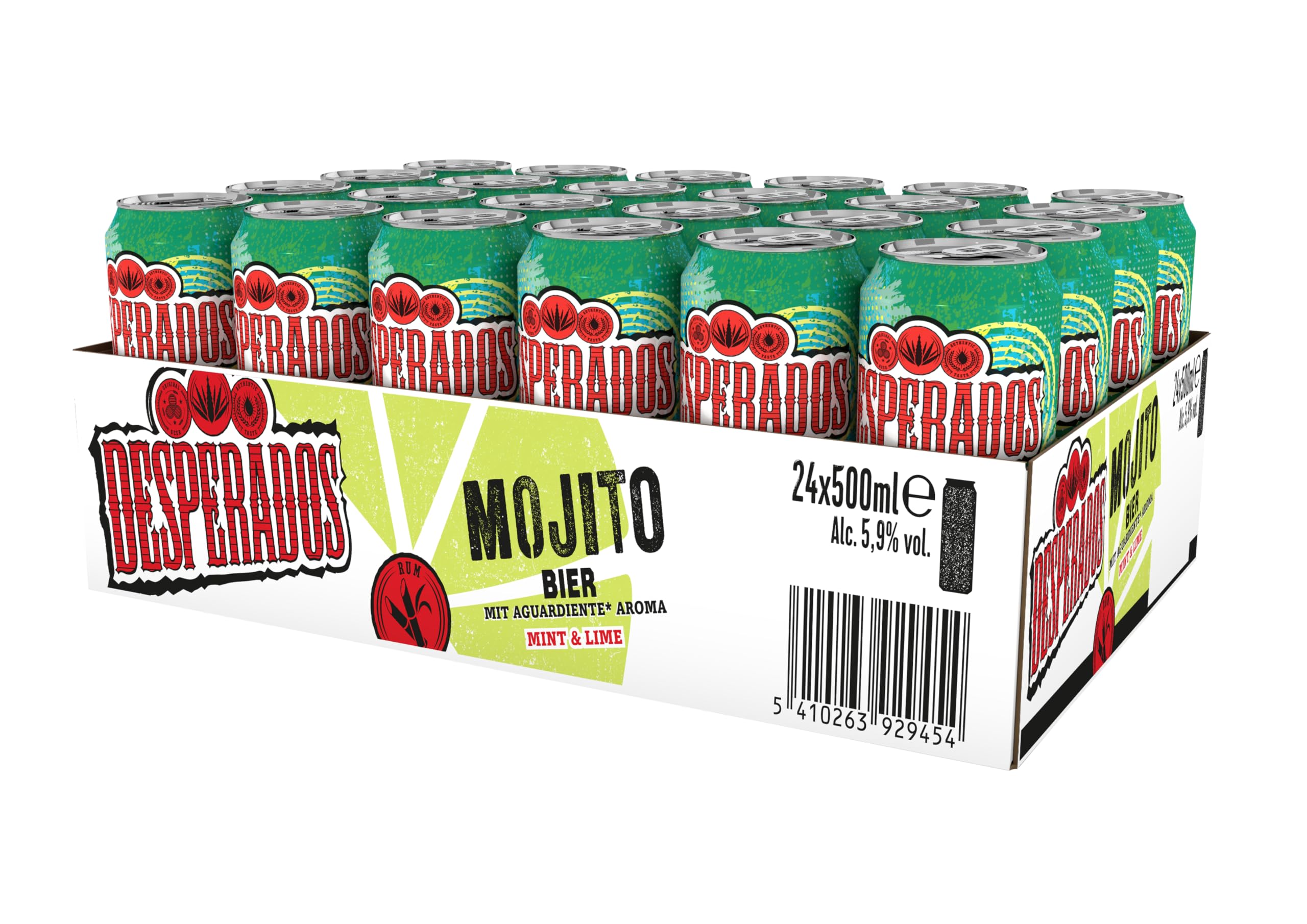 Desperados Mojito Dose Biermischgetränk 24 x 0.5 l Einweg