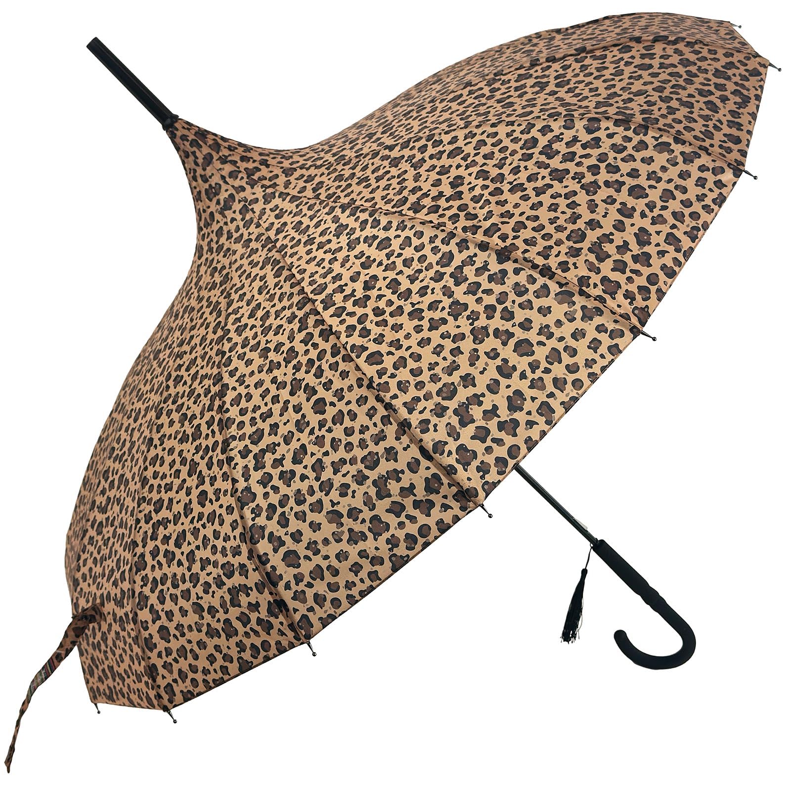 Soake Classic Pagoda Umbrella - Leopard Print