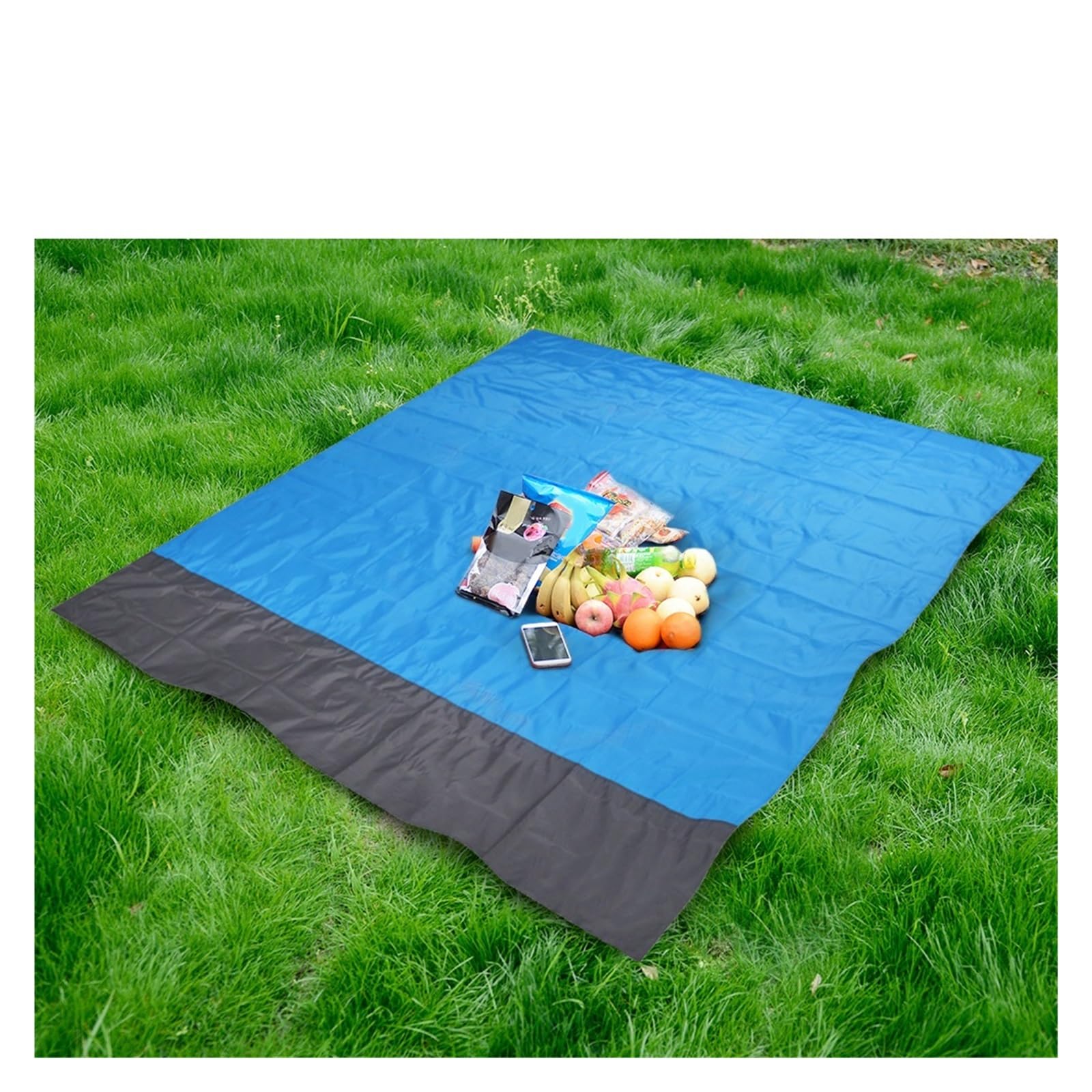 Tappetino da spiaggia, tappetino campeggio for esterni, pieghevole, portatile, senza sabbia(Green)