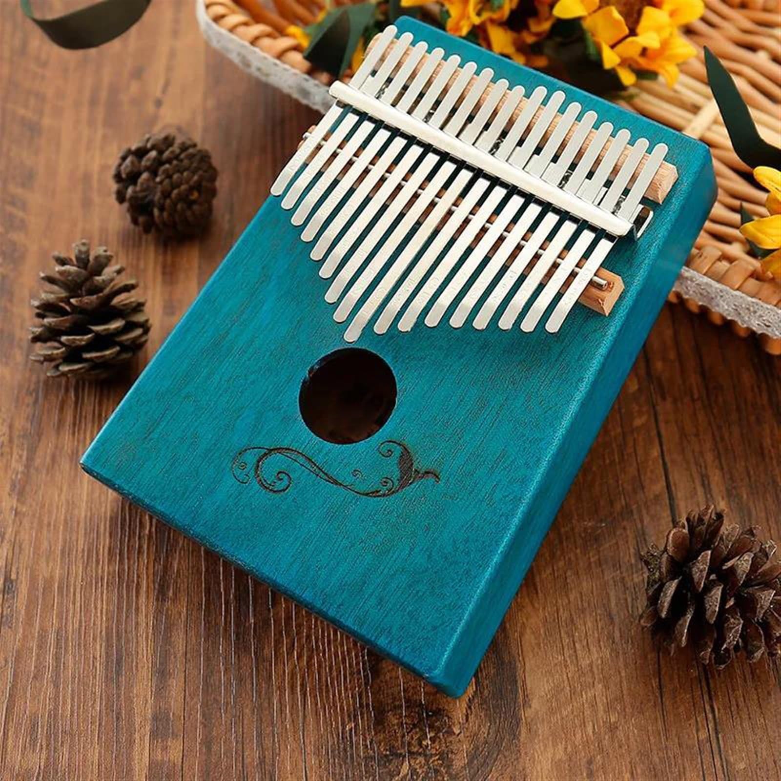 Instrument Muzyczny Kalimba Kalimba 17 Klawiszy Thumb Piano Musical Keyboard Pianos Profesjonalny Instrument Muzyczny 17 Klawiszy Kalimba Z Palisandru