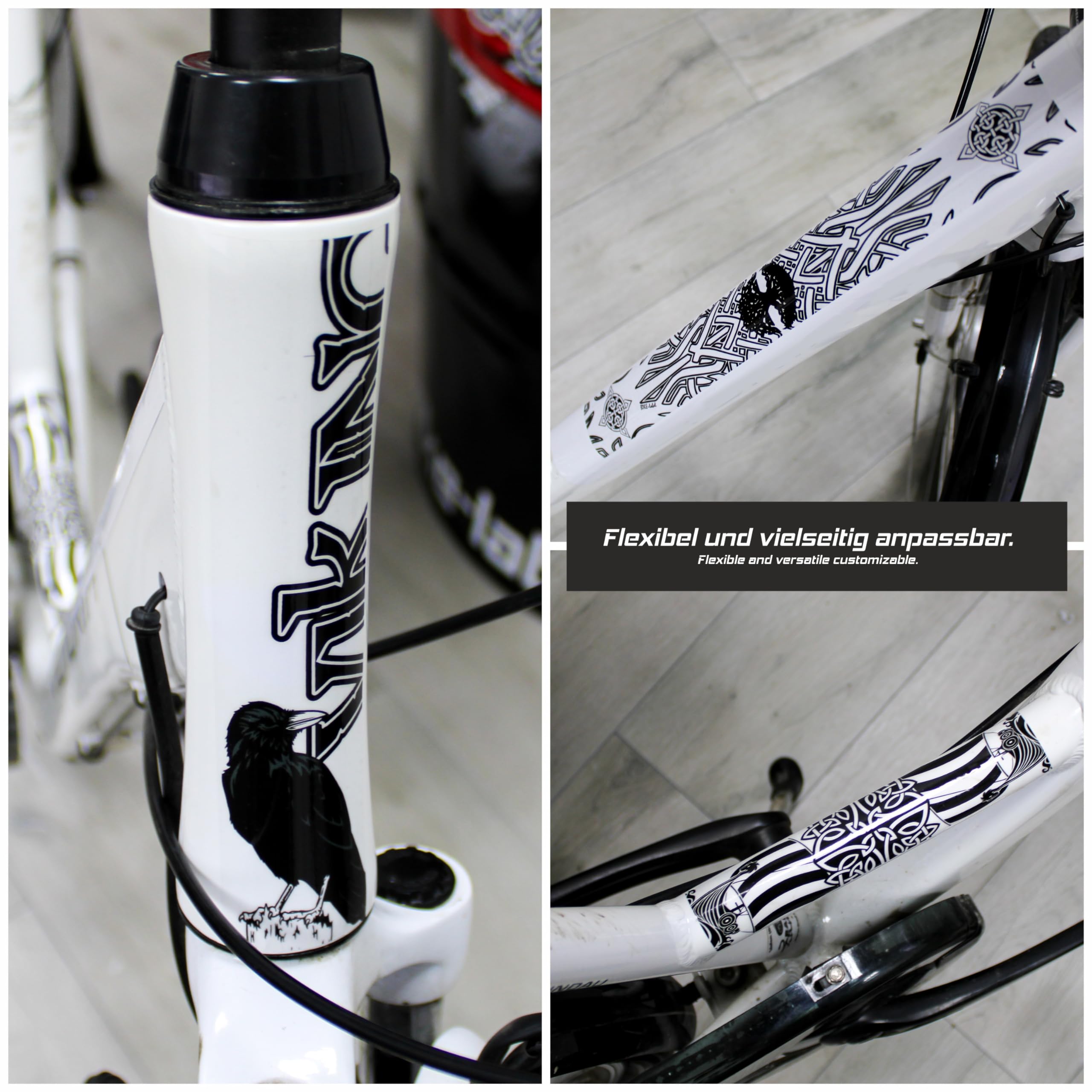 BIKE-label 900023-VA - Adesivo 3D con protezione di allarme