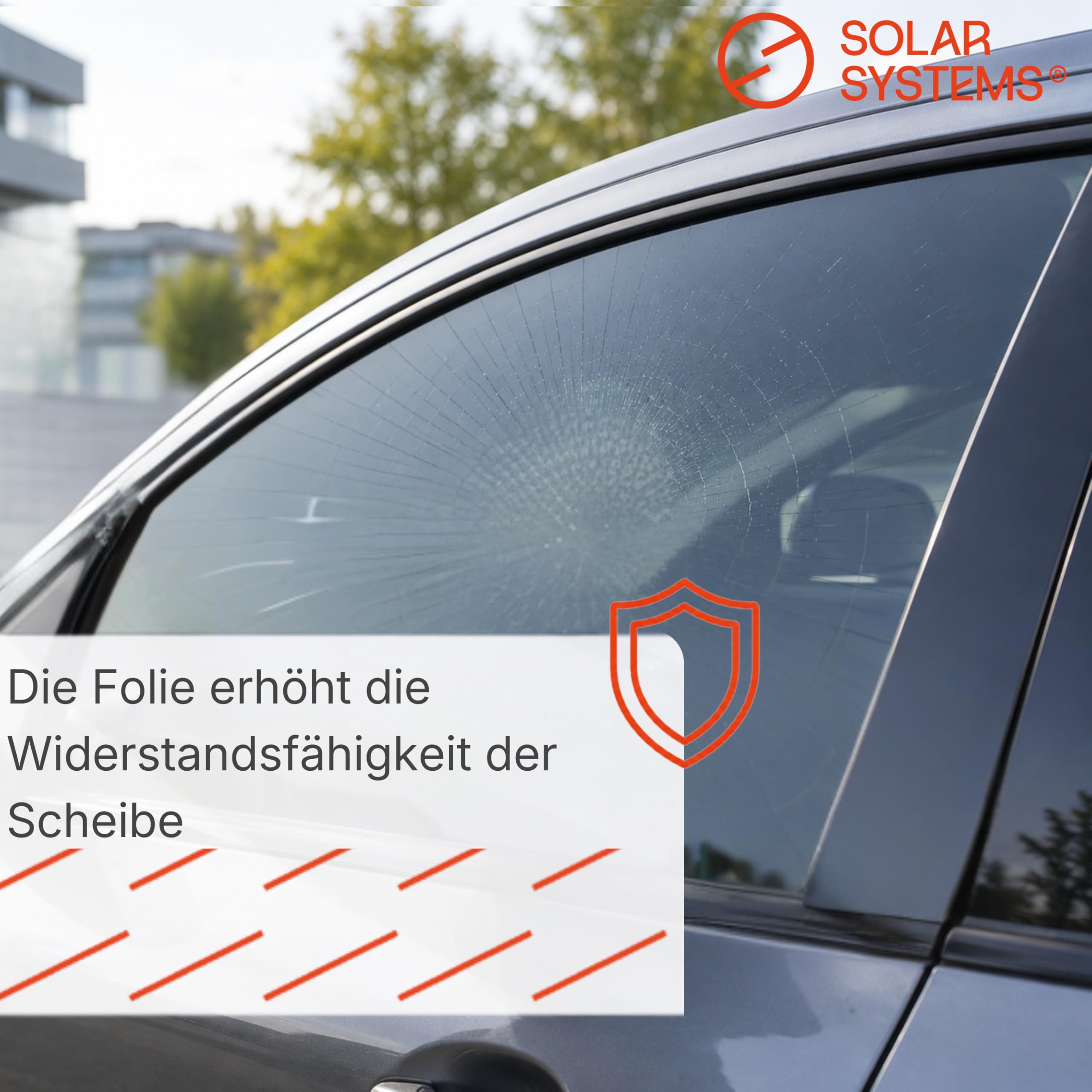SOLAR SYSTEMS - Tönungsfolie Auto - Scheibentönungsfolie - mit Montagesatz - Scheiben Tönung Folie ABG Konform, mit Sonnenschutz & Anti-Scratch - Panthera Folie 295c 95% Schwarz 75x300cm