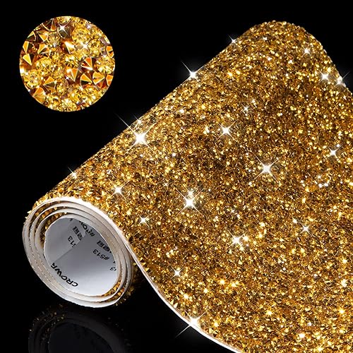 Miniatura 1 de Calcomanías de diamantes de imitación brillantes, diamantes de imitación para manualidades, calcomanías autoadhesivas para automóvil, decoración del