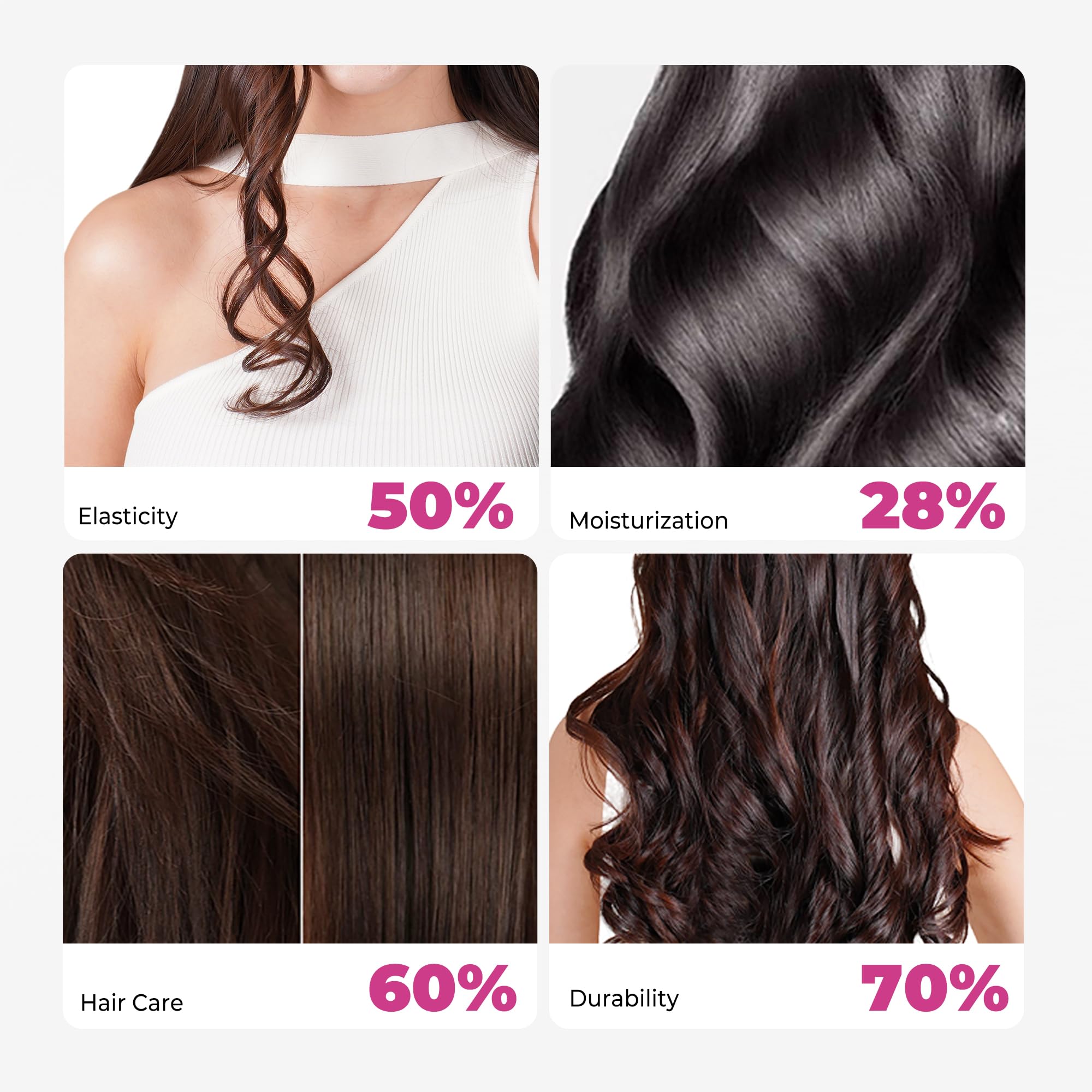Atopskins Air Styler 6 en 1 Airbrush Pro Cheveux Hair Styler Avec Seche Cheveux Brosse Soufflante, Brosse Seche Cheveux, Brushing Brosse Soufflante, air Boucleur, pour Sécher, Boucler, Lisser