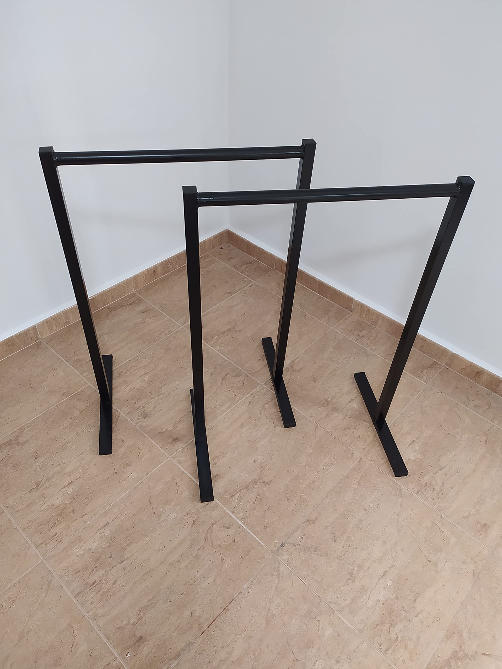 Barras Paralelas Fitness para Calistenia - Desconocido - Hierro - Negro - Unisex - Atletas y Enthusiastas del Fitness que entrenan en casa o al aire libre