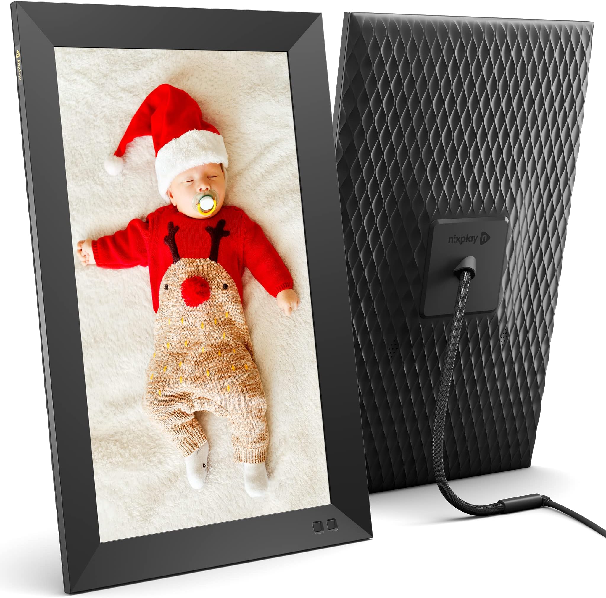 Nixplay 15.6 inch Smart Digital Photo Frame with WiFi (W15C) Black Share Photos