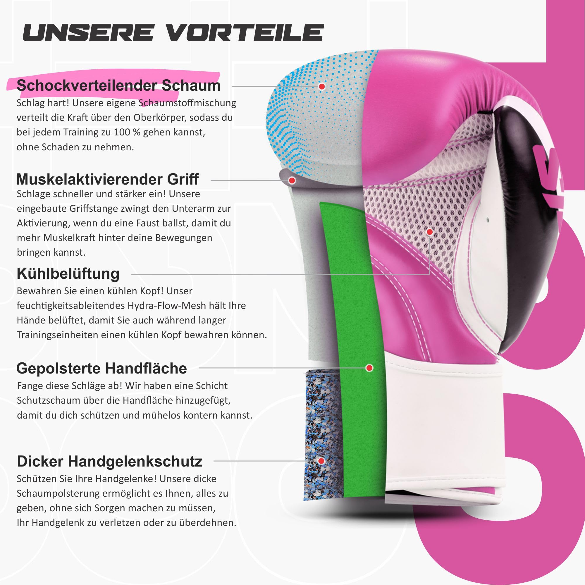 Starpro T20 Boxhandschuhe Kinder für kleine & zarte Hände - Kinder Boxhandschuhe 6 Jahre 10 Jahre, Box Handschutz Kinder, Kinder Box Set