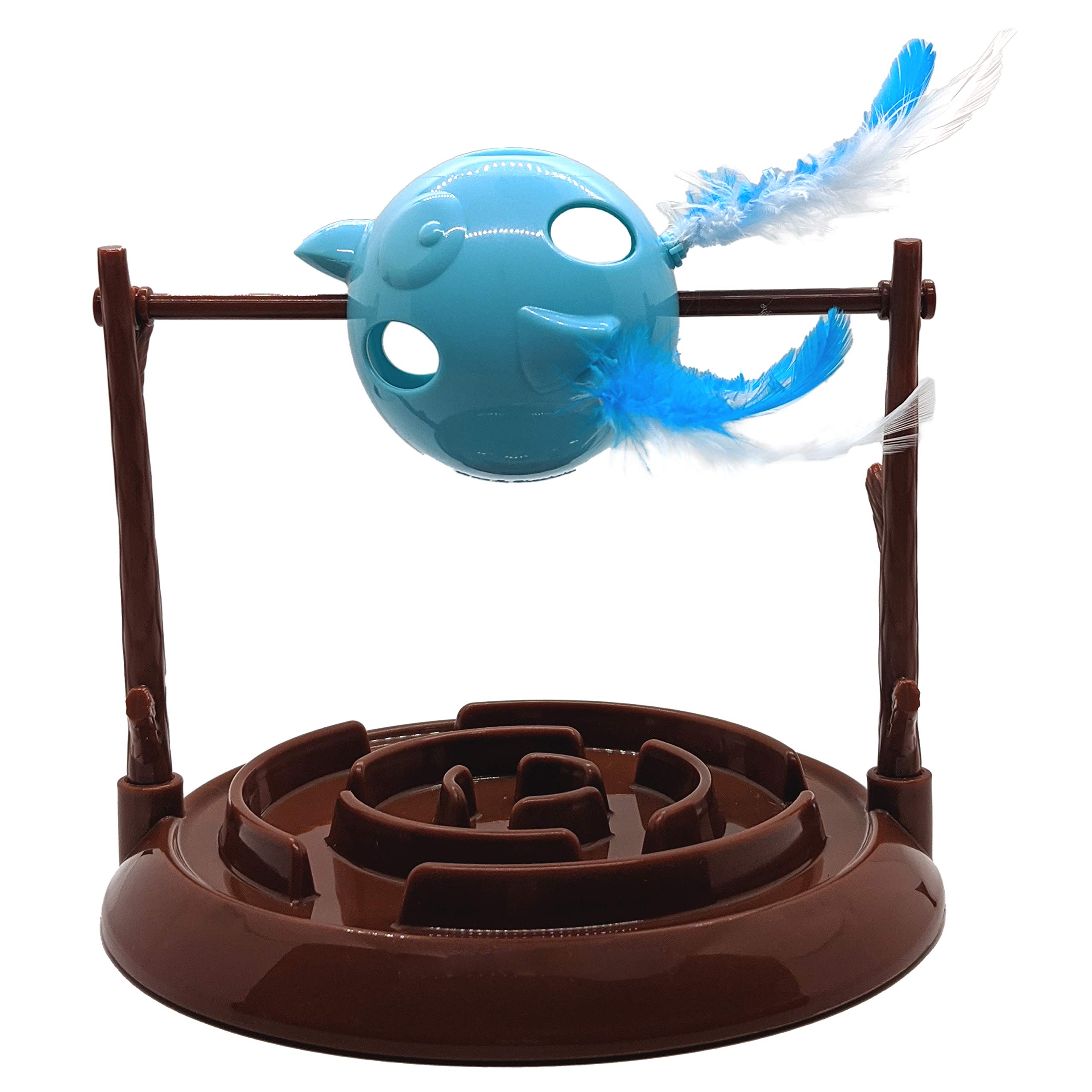 Amazon.com: Ethical Pet Products 68033054: Twirly Bird Cat Treat
