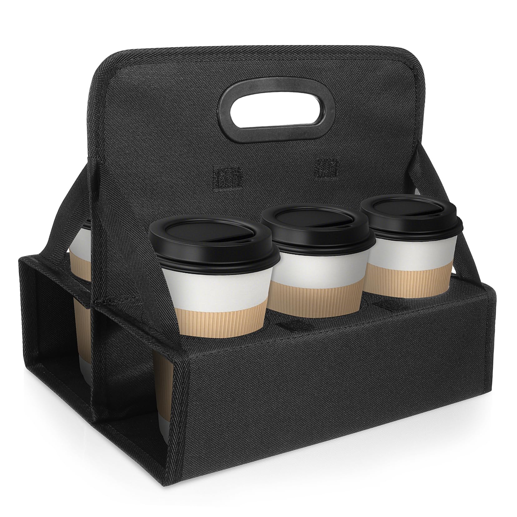 Cabilock Foldable Drink Carrier with Handle Portable Caddy for Coffee Cups Lightweight and Stylish Beverage Holder for Takeout Go Use
