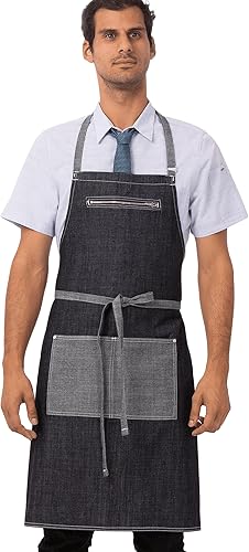 Chef Works Unisex Manhattan Bib Apron