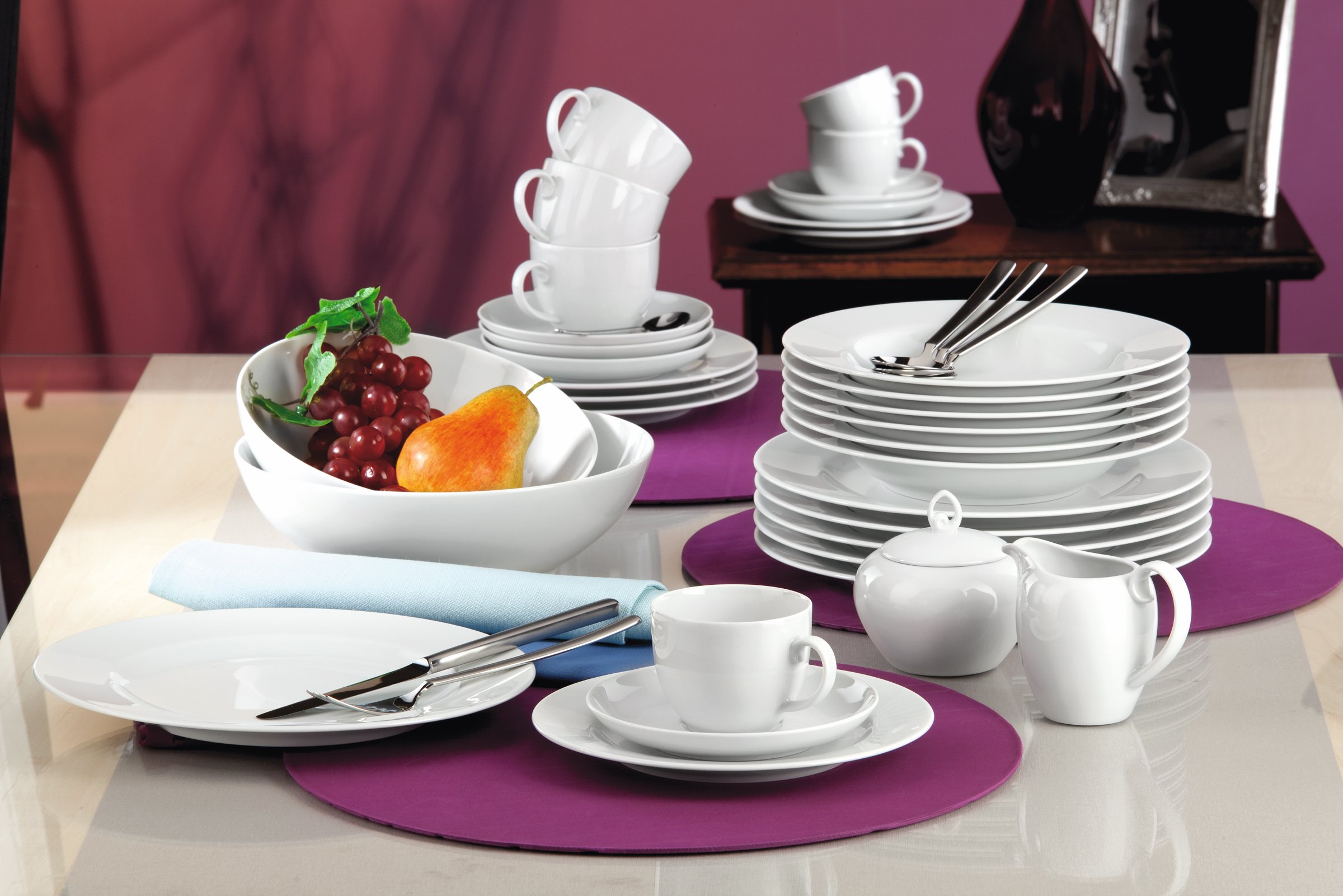 Seltmann Weiden Rondo Speiseteller 27 cm Fahne 6-er Set