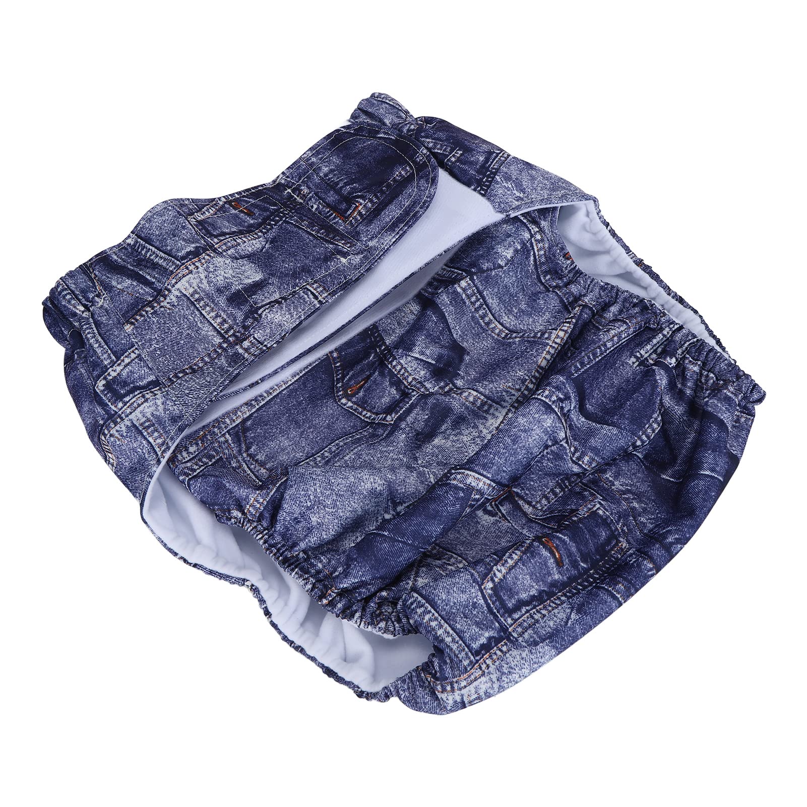 Pañales de Tela Reutilizables Ajustables para Adultos con TPU Impermeable para el Cuidado de la Incontinencia con Correas de Sujeción para Mayor Comodidad y Durabilidad