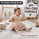 Coolz Kids Chu-Chu Sound Musical Sandals C-4 for Baby Girls Age 1-2.5 Years (Silver, UK Footwear Size System, Toddler, Age Range, Medium, 18 Months, 21 Months) gallery image