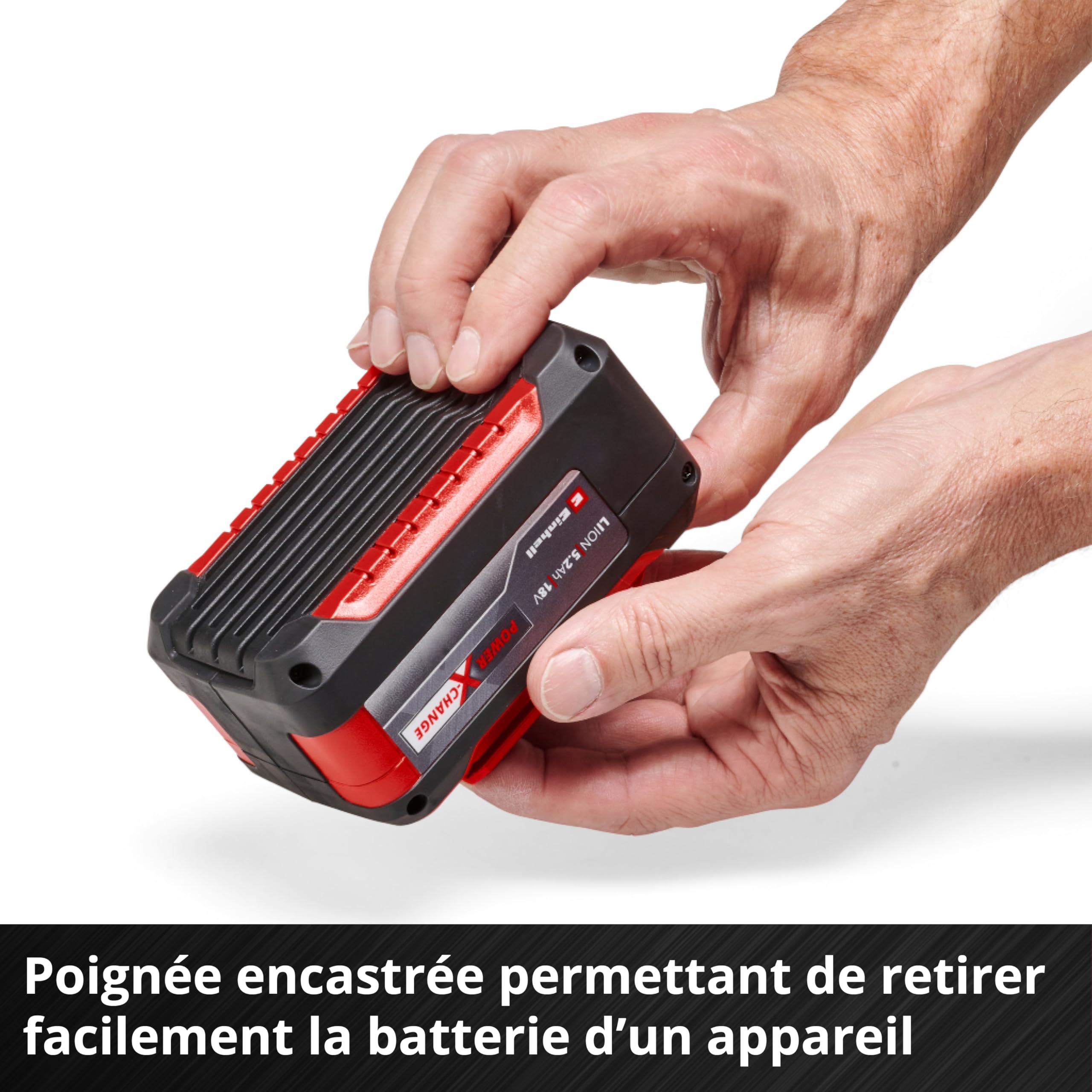 Einhell Batterie 5,2 Ah Power X-Change Plus (Lithium-ION, 18 V, pour Tous Les appareils Einhell Power X-Change)