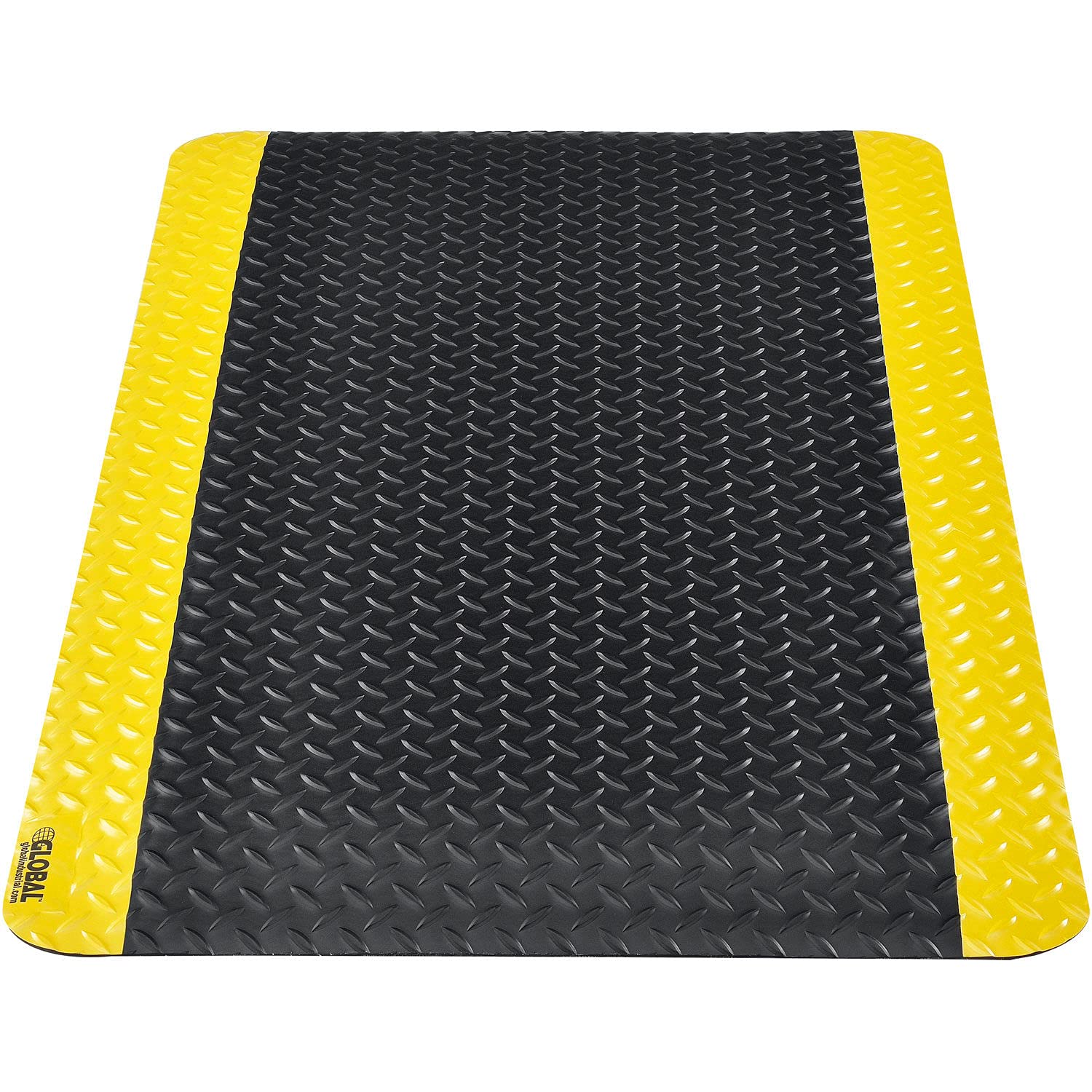 Global Industrial 2' x 4' Diamond Plate Ergonomic Mat 15/16