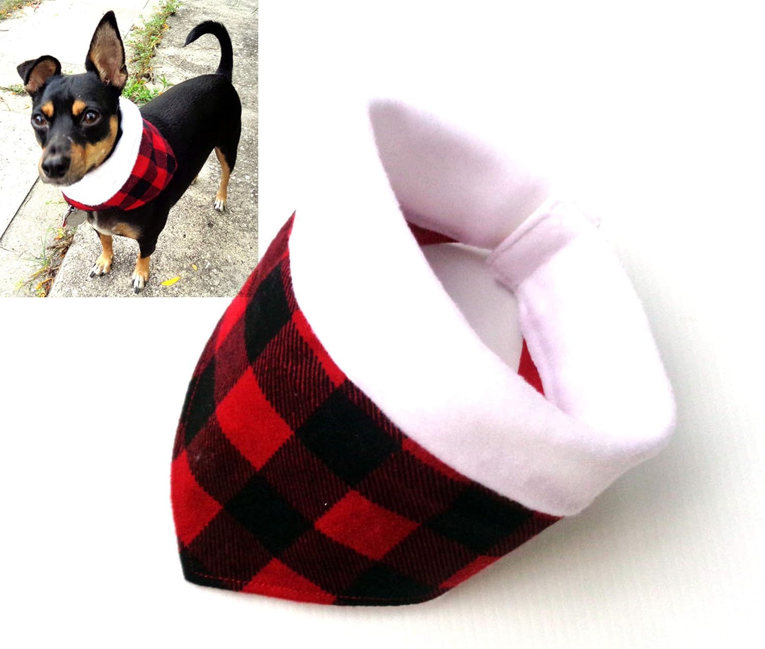 Fleece dog bandana Clearance
