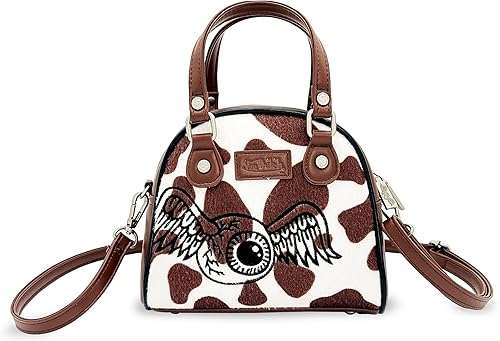 Miniatura 2 de Von Dutch Bolso de boliche para mujer, elegante bolso de mano con correa ajustable, interior espacioso