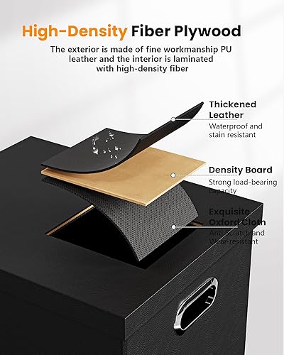 Vista 91 de Organizador de archivos en paquete de 2, caja archivadora portátil con tapa, compatible con carpetas tamaño carta/legal, organizador de documentos