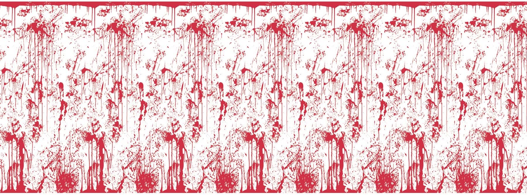 Beistle 4' x 30' Bloody Wall Backdrop