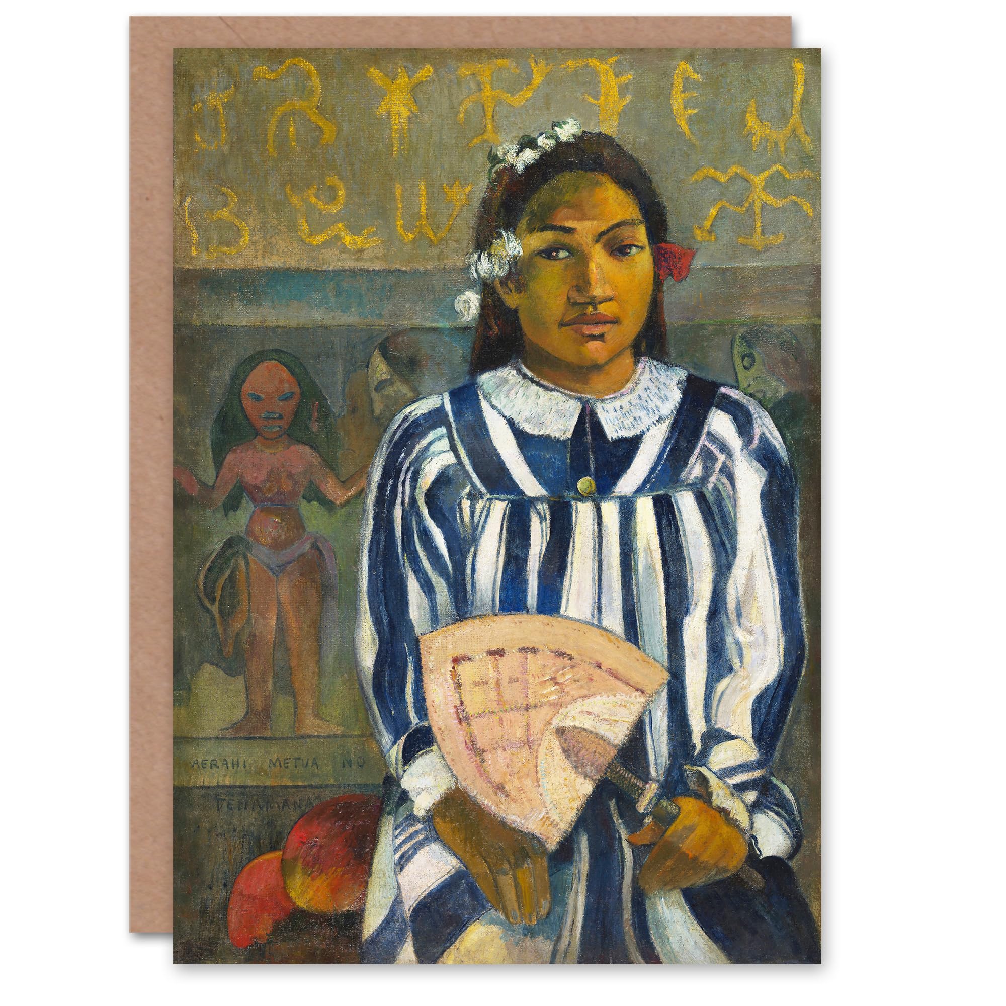 Artery8 Paul Gauguin Art Card The Ancestors of Tehamana Oil Painting