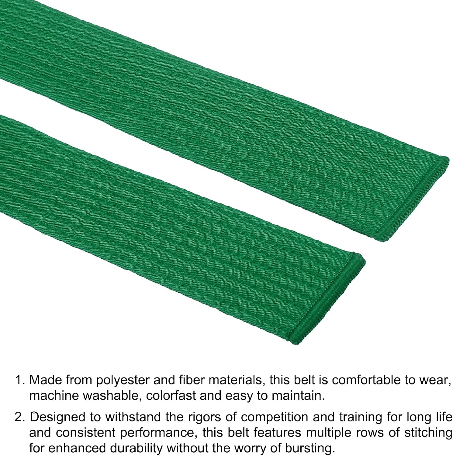 PATIKIL Taekwondo Colored Ranking Belts, Polyester Martial Arts Judo Karate Belt for Coach Teaching Practice