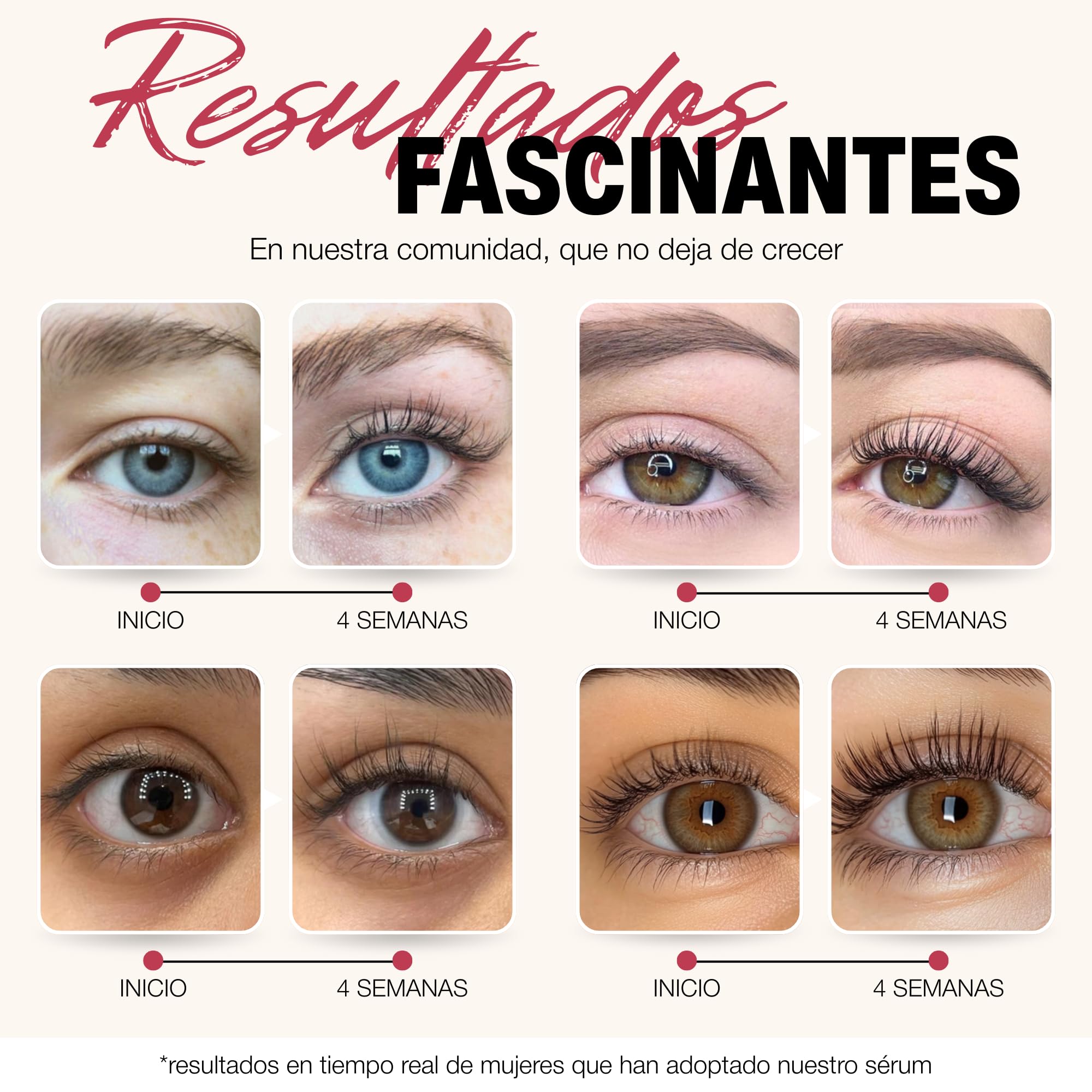 ROSEGOLD ROSELASH Advanced Sérum Pestañas Biotina, Más Largas y Densas | Complejo avanzado, 95% natural sin hormonas, vegano, apto para ojos sensibles y extensiones, Francia, 3 ml