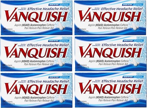 Vanquish Comprimidos recubiertos - 100 unidades, paquete de 6