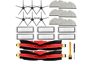 Replacement Parts for Roborock Vacuum Cleaners, Compatible with S4 S5 S6 E4...