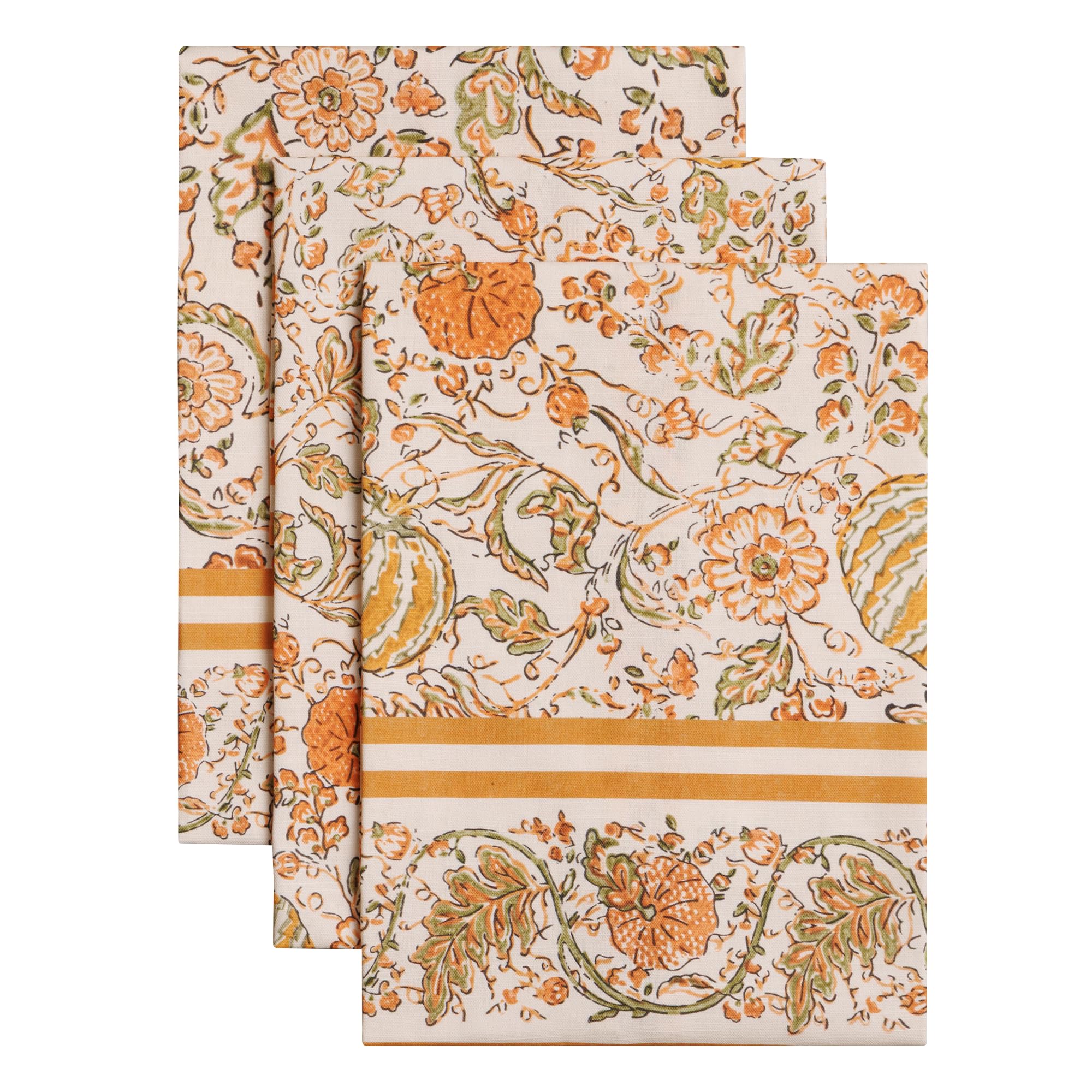 Maison d' Hermine Kitchen Towels Set of 3 Reusable 100% Cotton 70cm x 50cm โ image 1