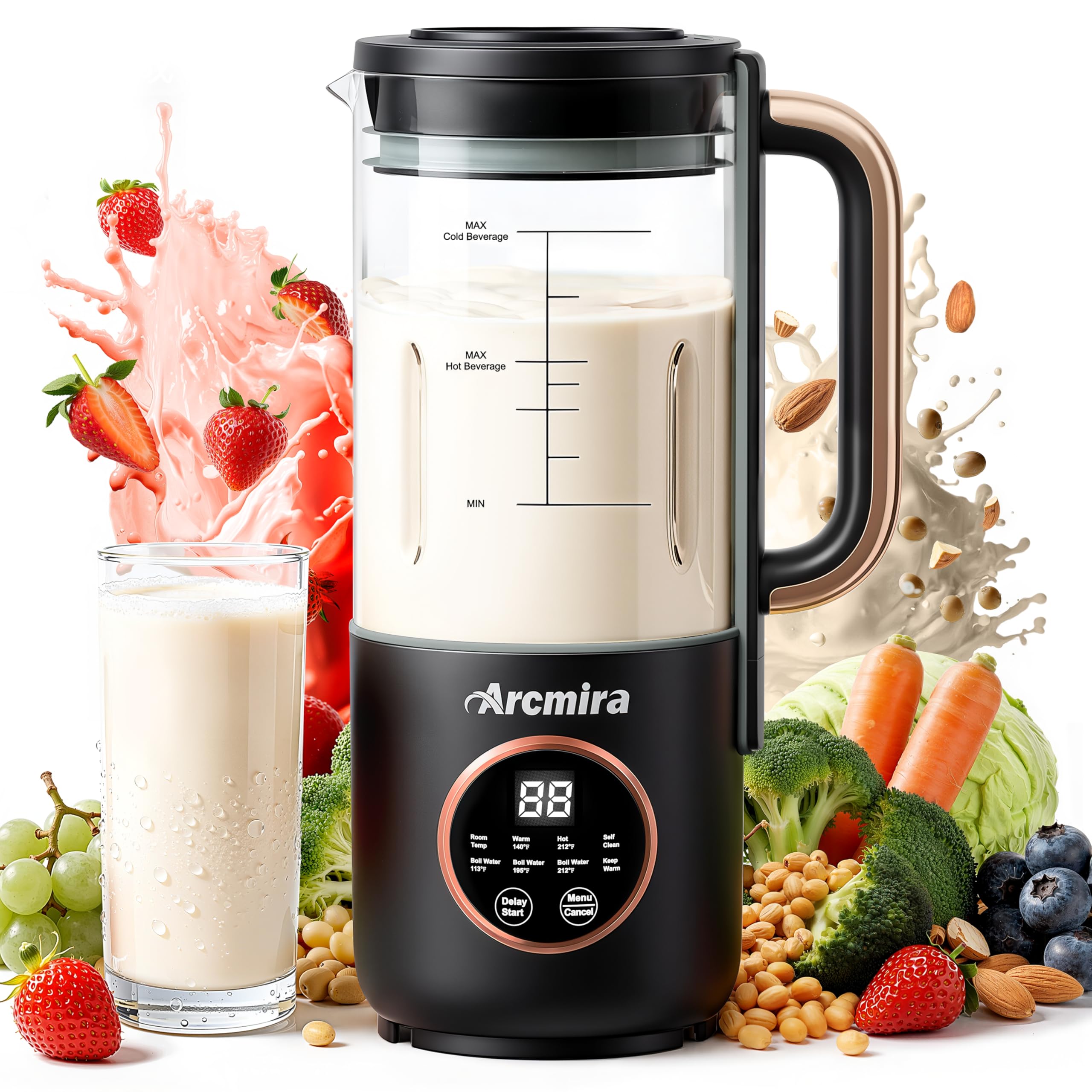 Arcmira 8 in 1 Automatic Nut Milk Maker
