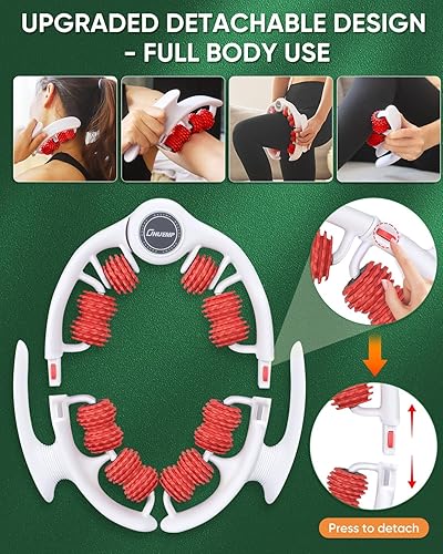 Miniatura 5 de ONUEMP Removedor de celulitis para piernas, rodillo masajeador de celulitis, rodillo muscular, herramienta de masaje fascista muslo, pantorrilla,