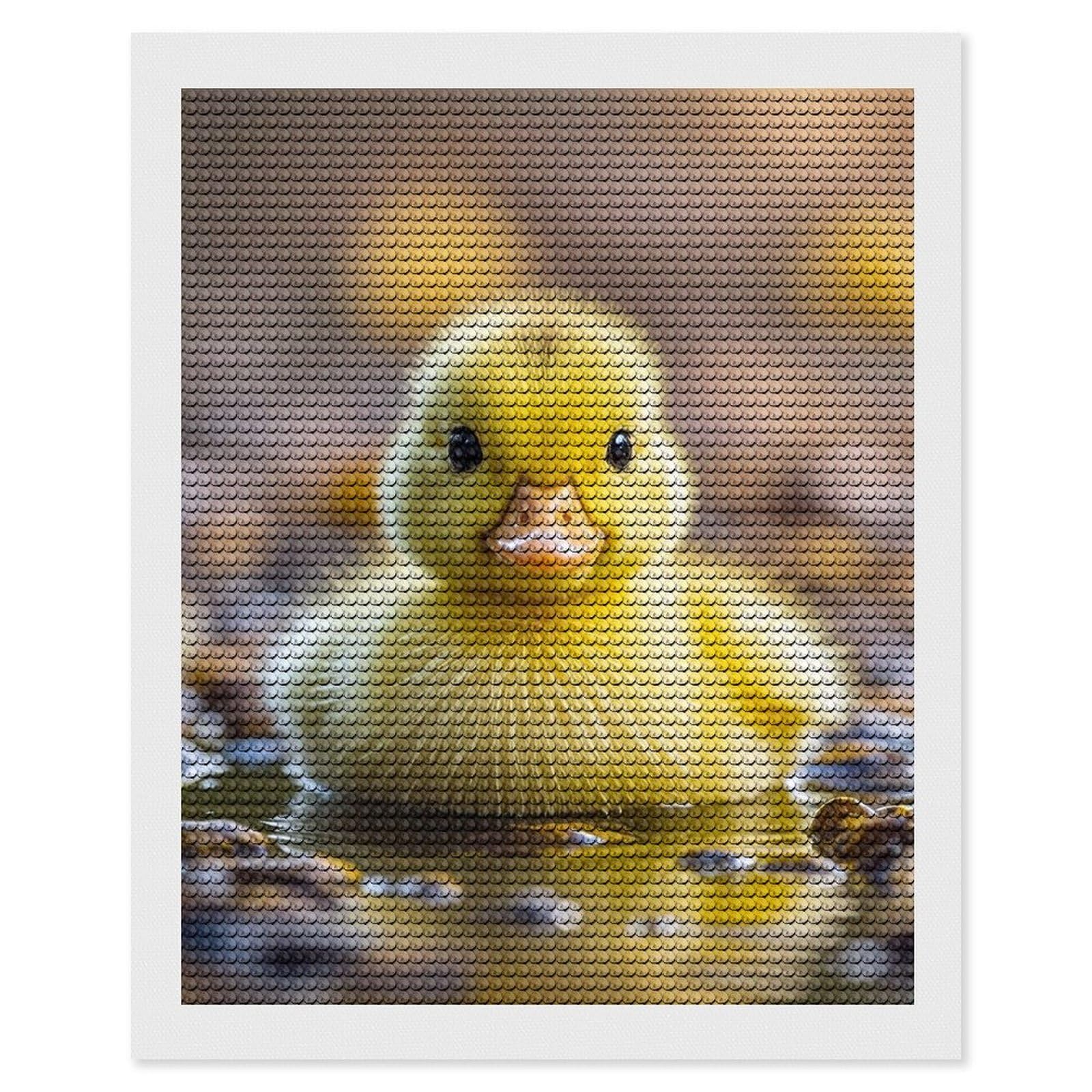 Amazon.com: QMKFWT Cute Ducks Diamond Art Wall Kits Round Full