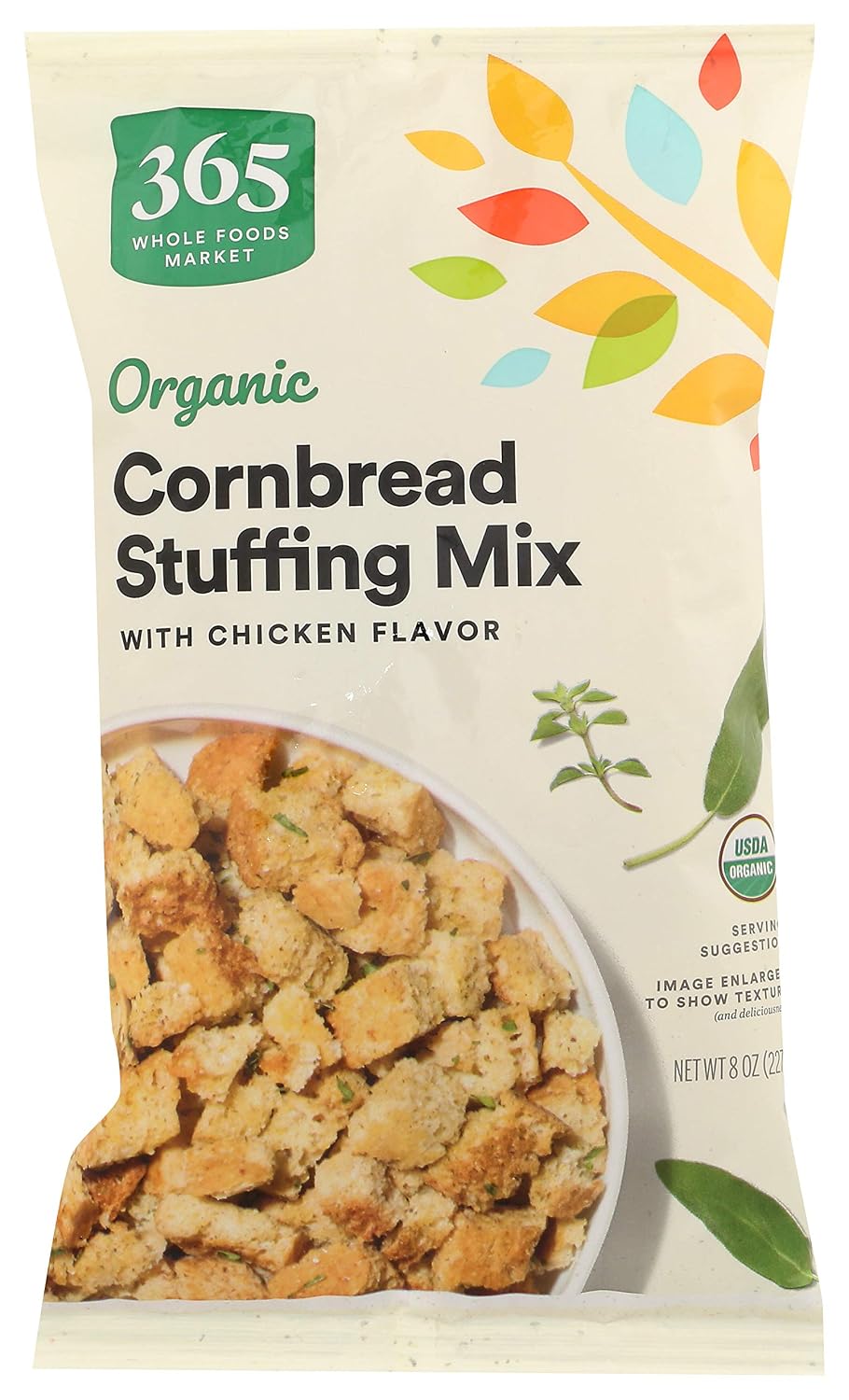 365 by Whole Foods Market, Stuffing Mix Cornbread Organic, 8 Ounce