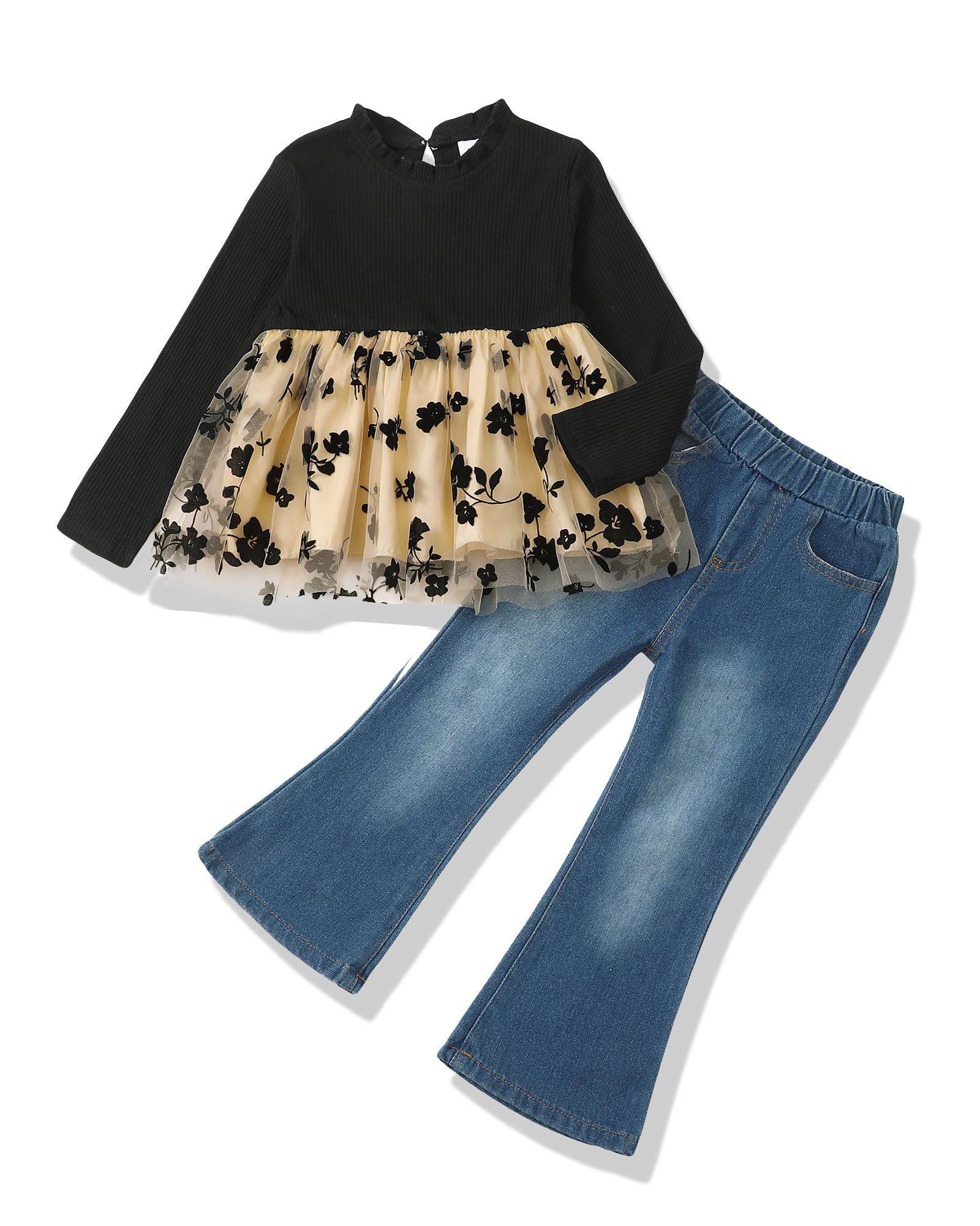 Amazon.com: Kids Toddler Girl Clothes Winter Outfits Shirt Top Bell