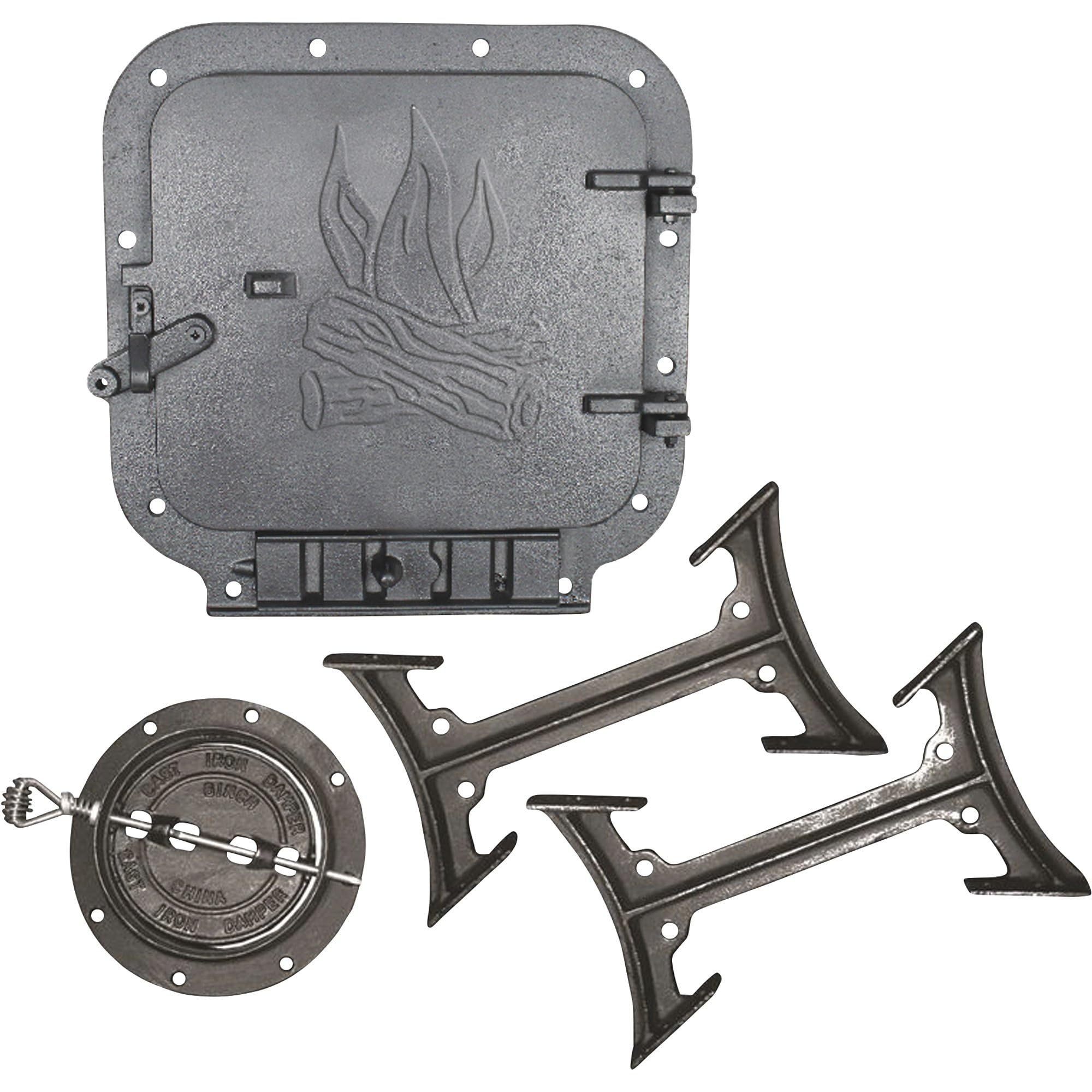 Amazon.com: Vogelzang US Stove BK100E/BSK1000 Barrel Stove Kit