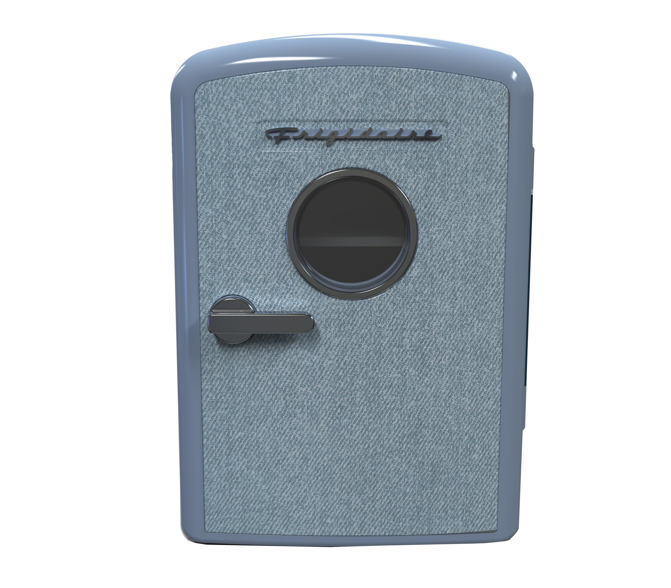 Frigidaire Mini Personal Fridge Cooler, 1 Gal Capacity fits 9 Cans, Includes Plugs for Home Outlet & DC Charger - 9.84