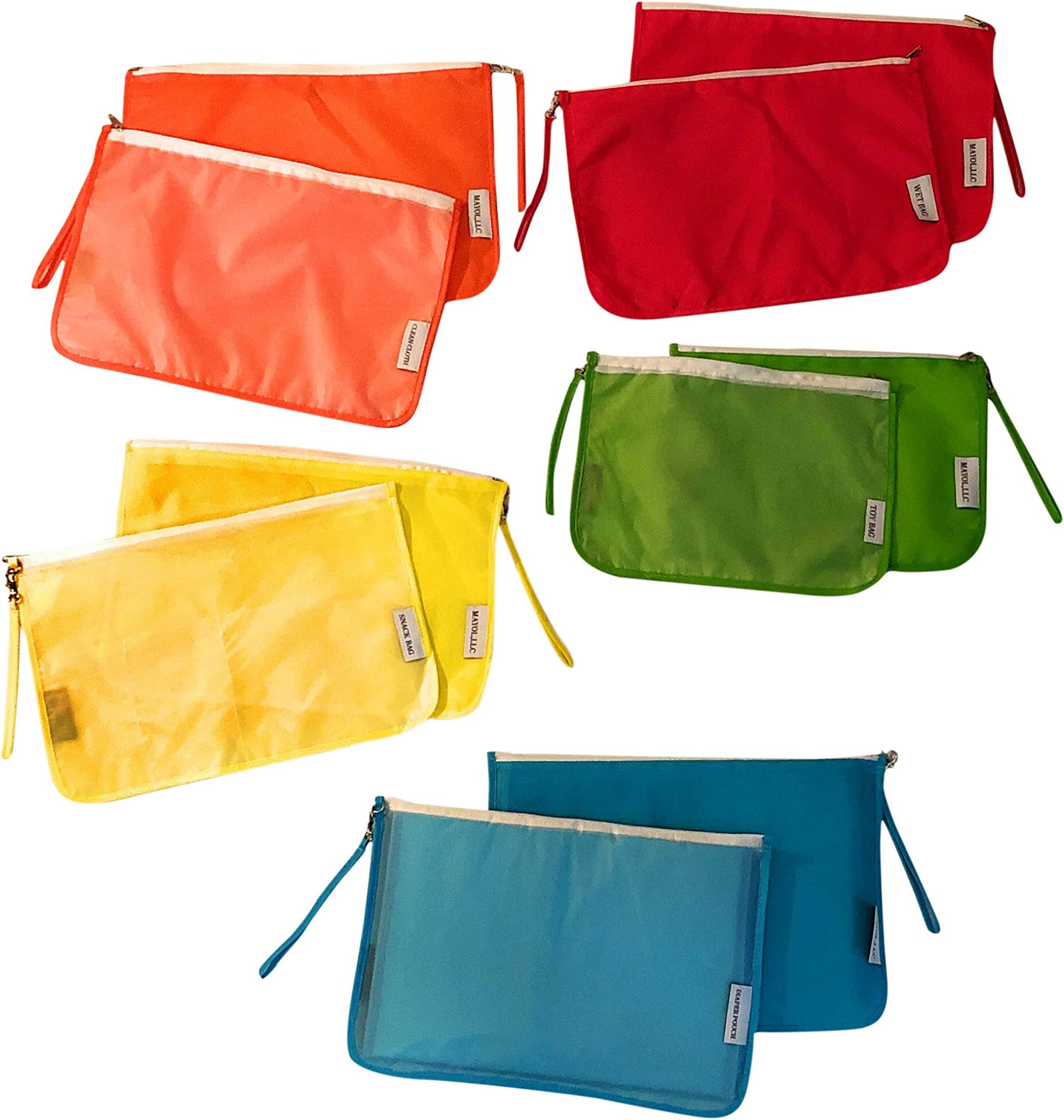 Diaper Bag (5 Pcs) - Diaper Organizer Pouches