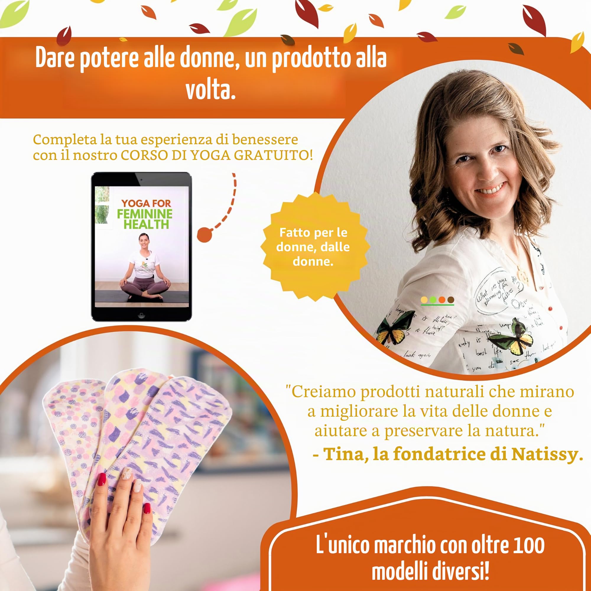 Natissy Salvaslip Riutilizzabili in Cotone Biologico per Donna, Lavabili, Traspiranti, Morbidi, Senza Odori e Senza PUL - Set 7 pz Tanga - Made in EU