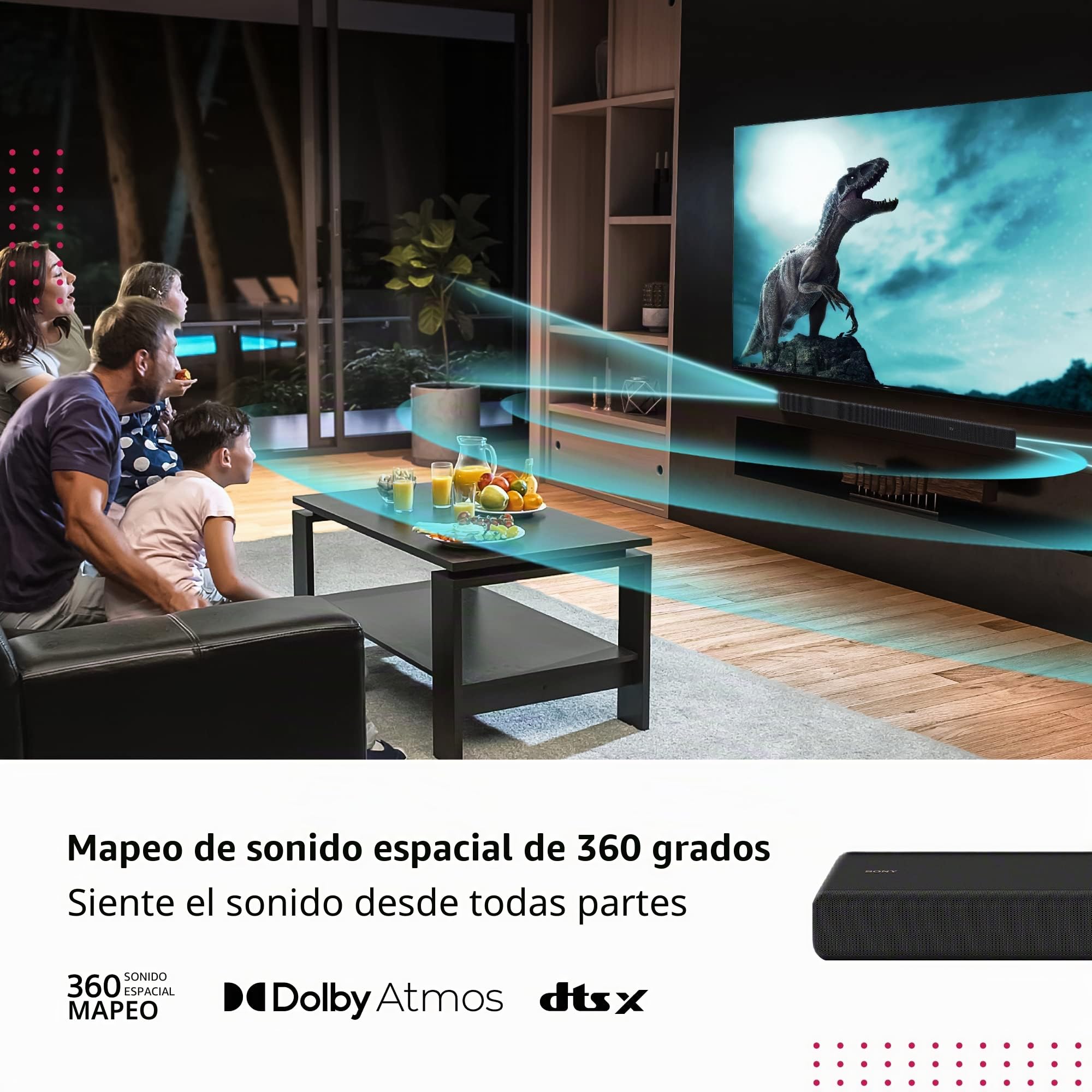 Sony HT-A3000 Barra de Sonido 3.1 Canal | Dolby Atmos®