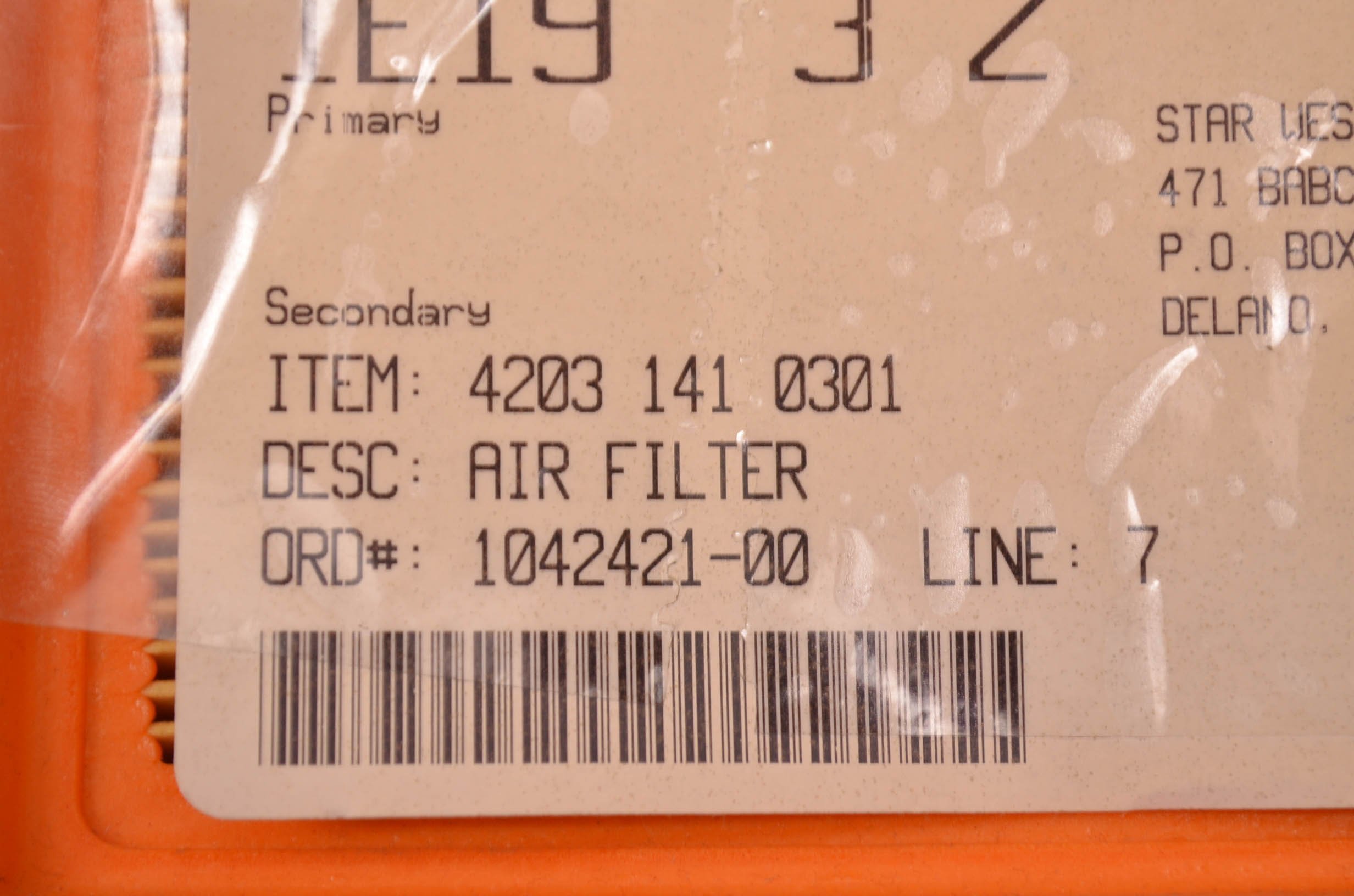 STIHL Original Luftfilter 4203 141 0301 – Ersatzfilter Für STIHL Motorsägen Und Geräte