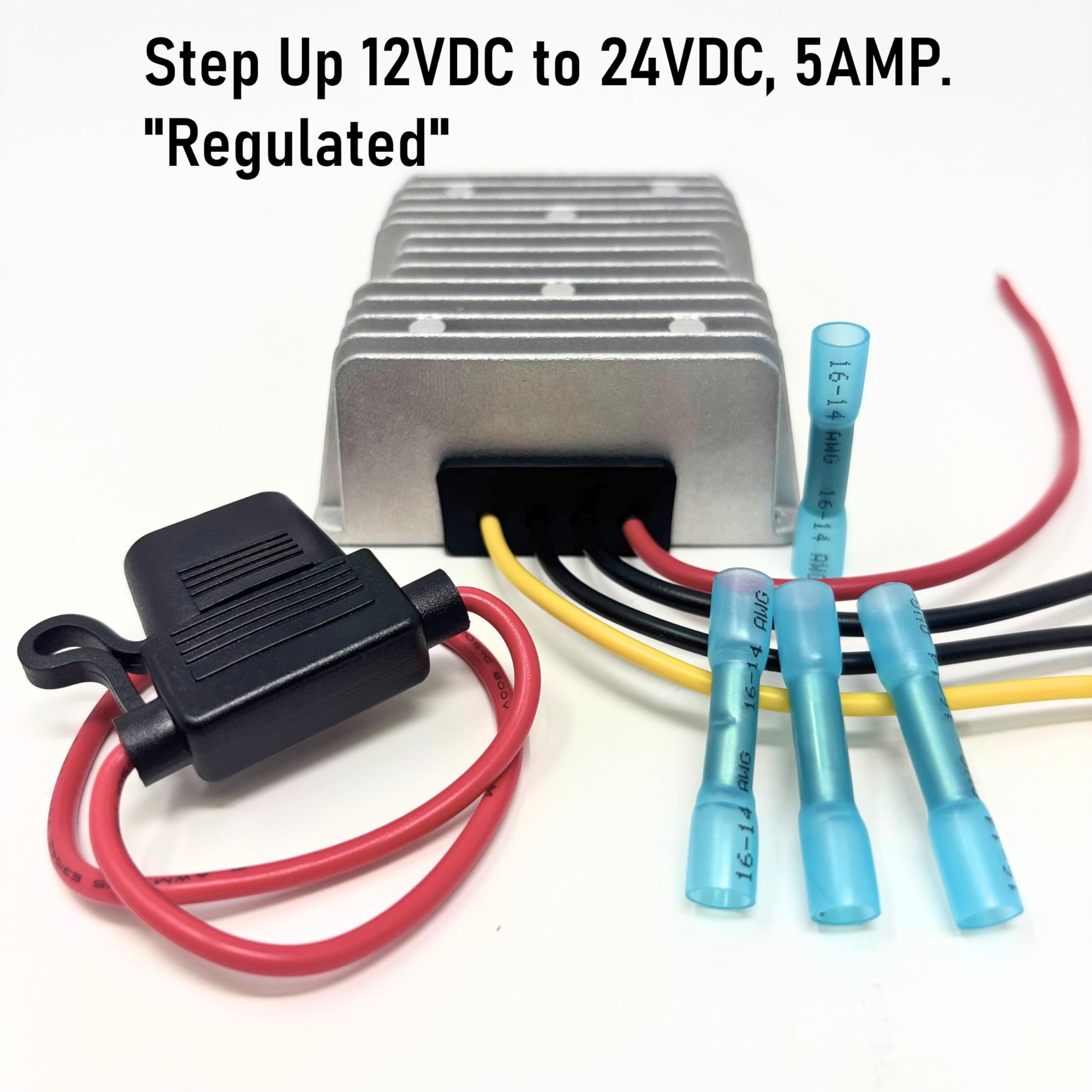 Starlink Mini Antenna Installation Kit Includes Step-Up Converter, Hardware, and 30ft 16AWG Marine-Grade Cable. Ideal for Any Size Boat, Sailboats, Power Boats Trawlers, RVs