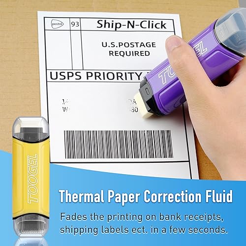 Miniatura 3 de Sello de rodillo de protección contra robo de identidad sello de rodillo confidencial 2 en 1, antirrobo, sello de privacidad y seguridad, bloquea la