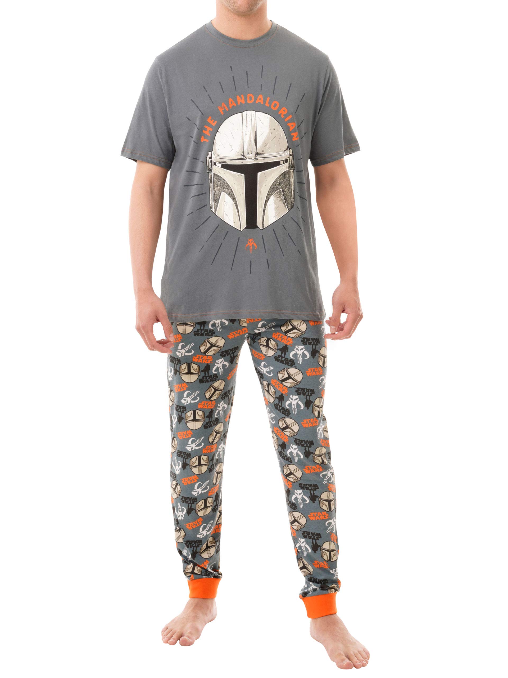 Star Wars Pigiama per Uomo The Mandalorian Multicolore Large : Amazon.it:  Moda