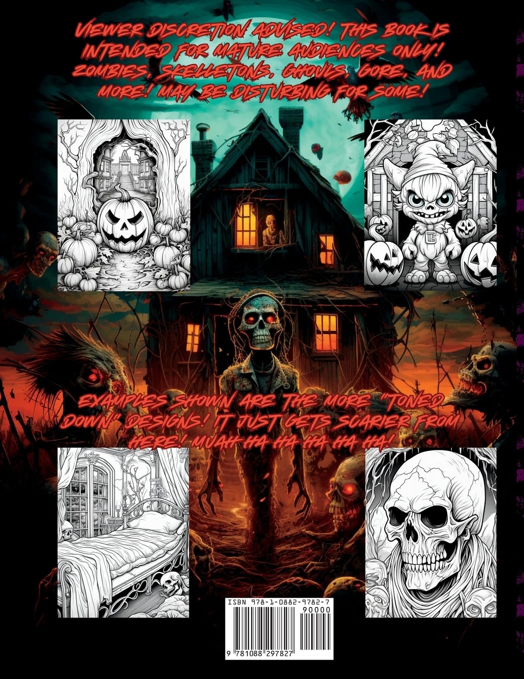 Halloween Horrors and Frights! Part 3 Advanced Adult Coloring Book