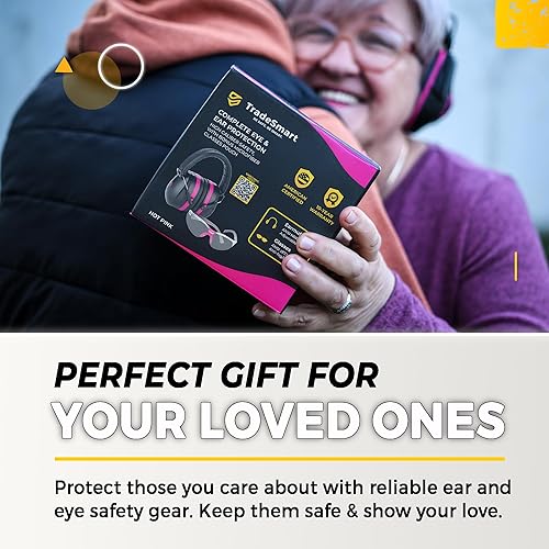 Miniatura 9 de TradeSmart Regalos para parejas protección todo en uno para oídos y ojos, orejeras, tapones para los oídos, gafas y estuche, regalos para ella y él