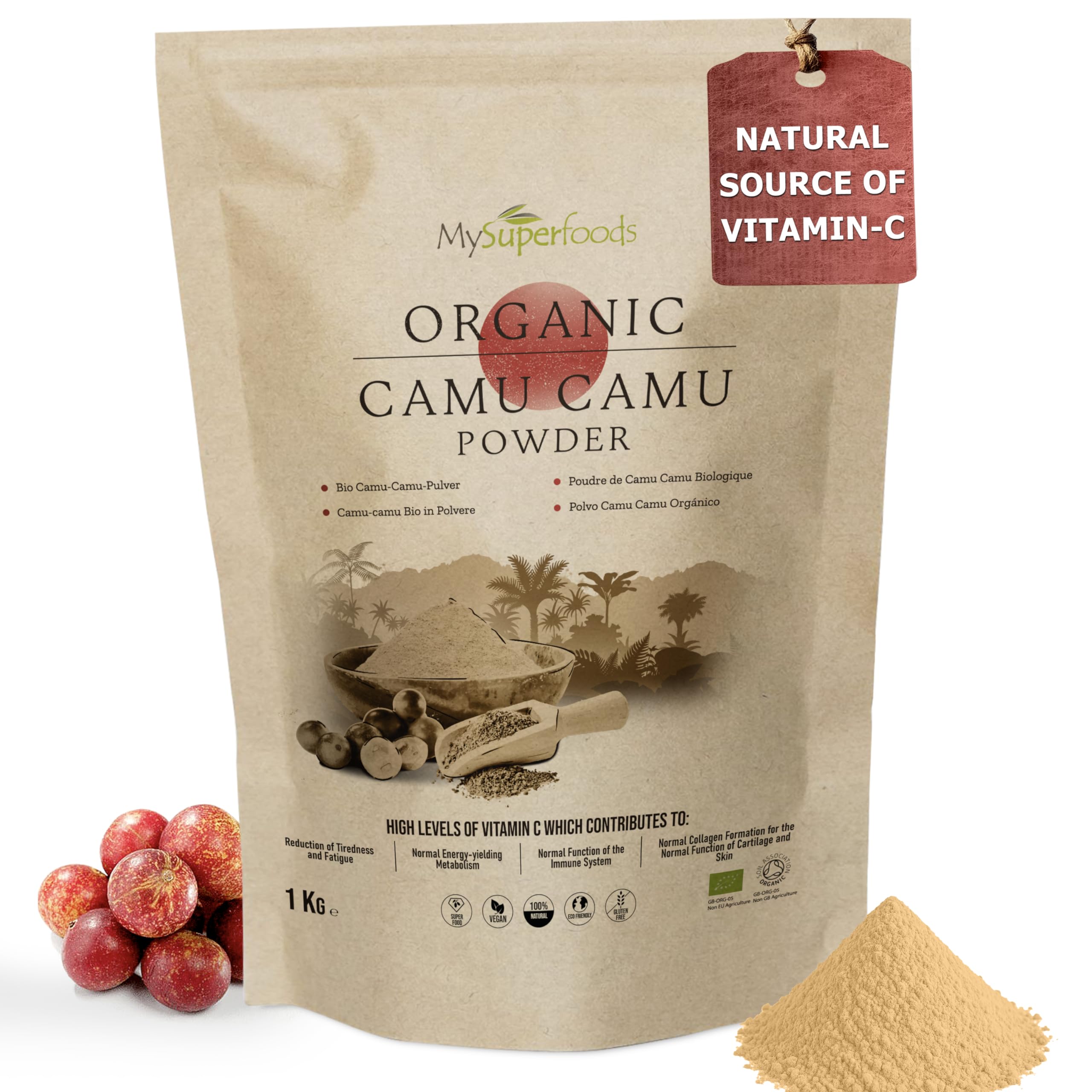 – MySuperfoods Organic Camu Camu Powder 1Kg, Natural Wholefood Vitamin C Source
