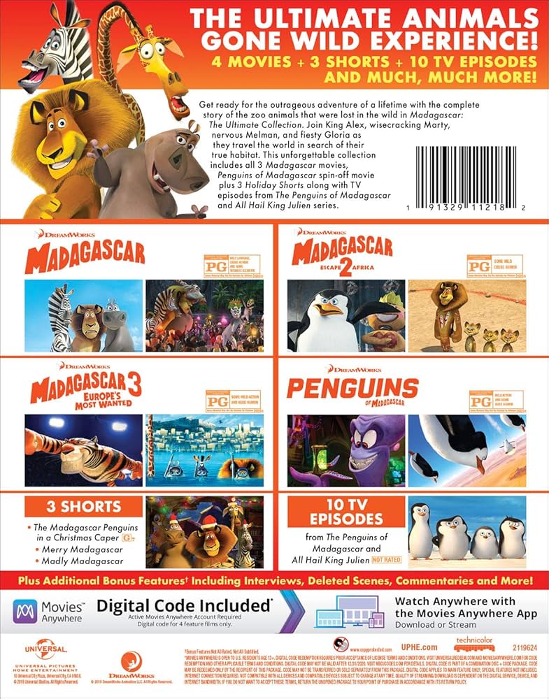 Amazon.com: Madagascar: The Ultimate Collection [Blu-ray